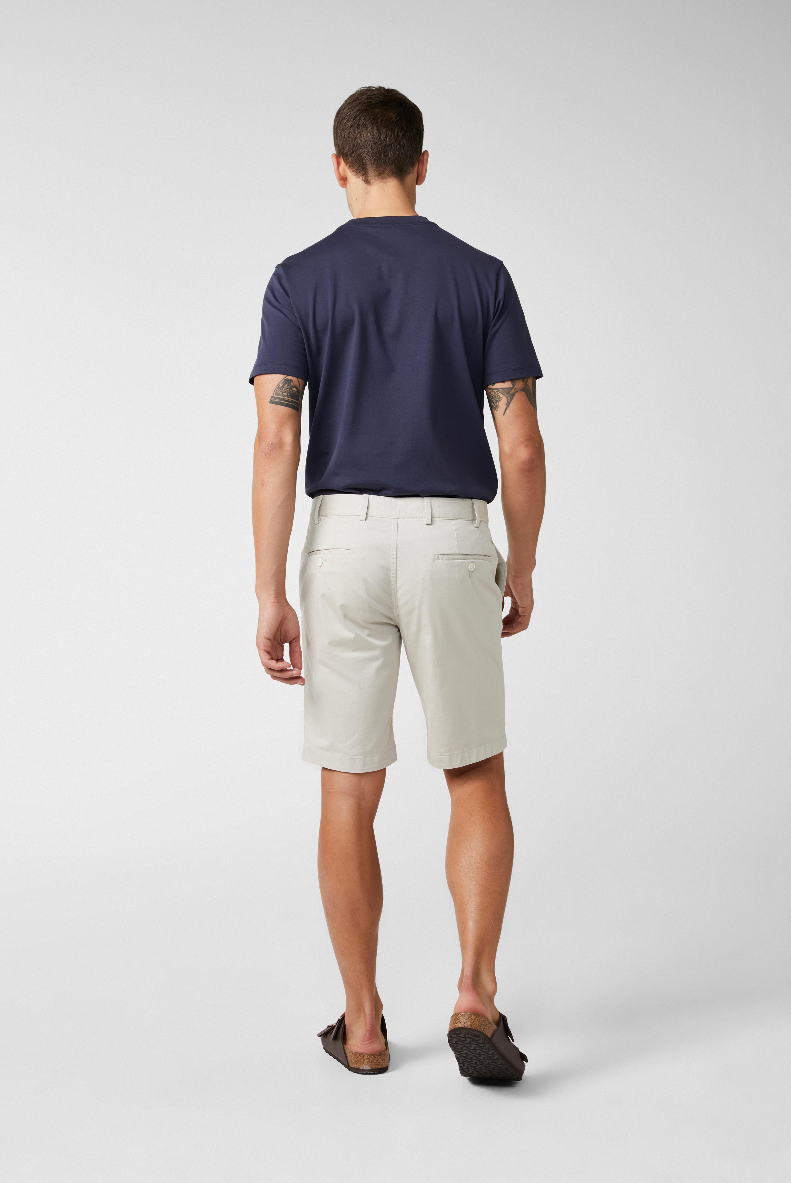Men's Beige Bermuda Shorts