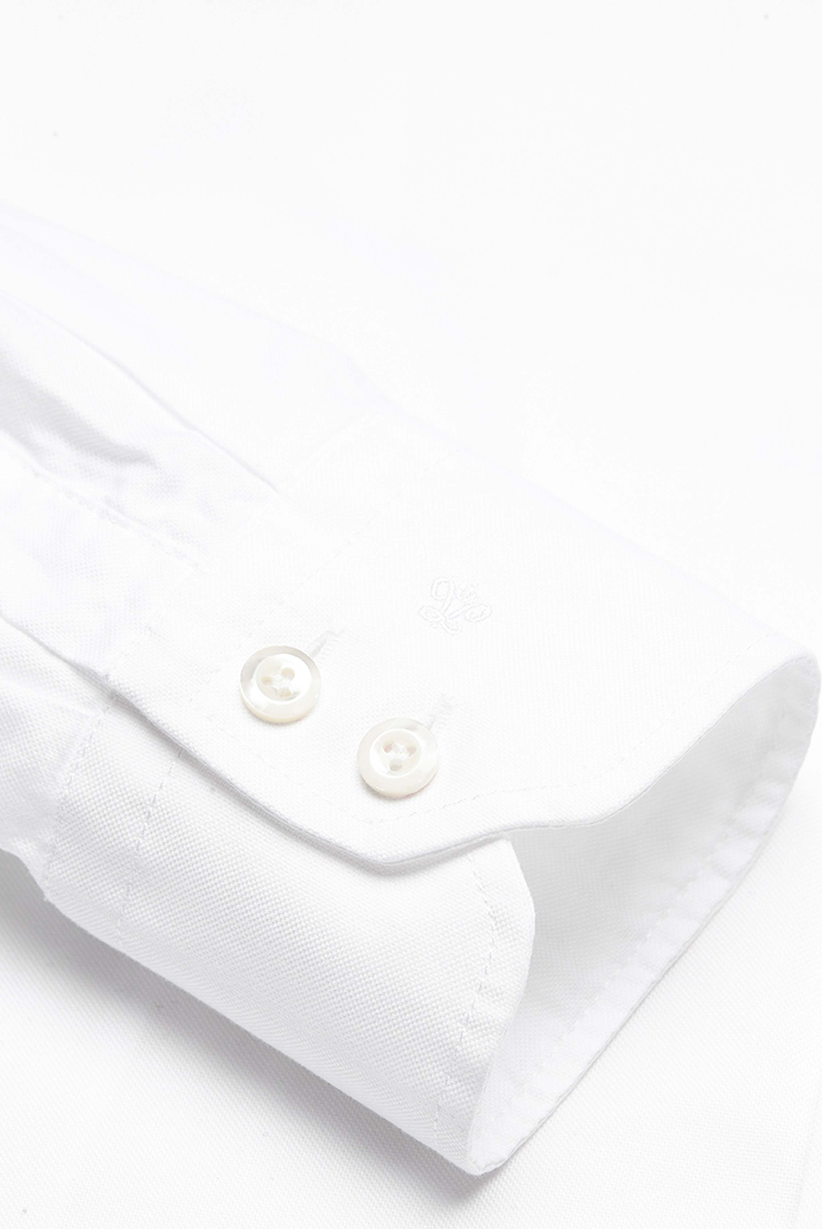 Van Laack-Weich gewaschenes Hemd mit Stehkragen aus Bio-Baumwolle Slim Fit Weiß-Hemden & Blusen-Black-Deal-Outlet-by-ARCHIVIST