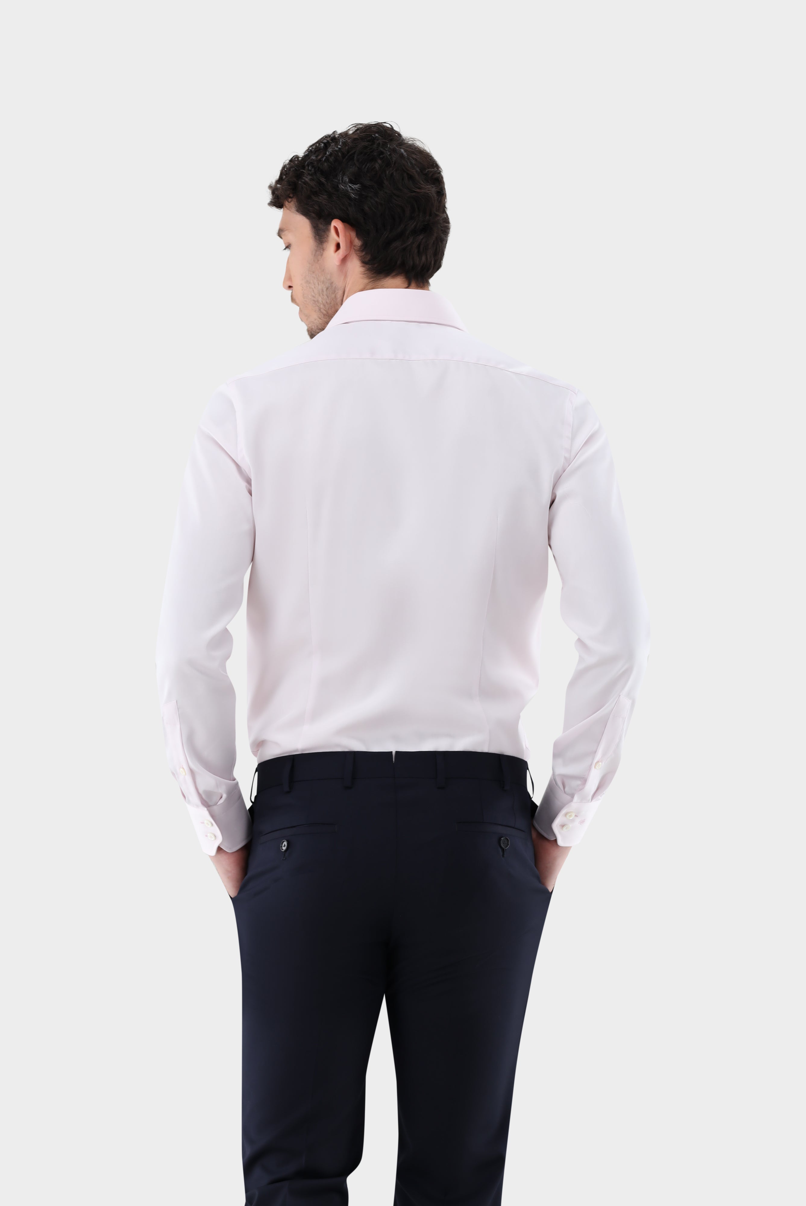 Non-iron twill shirt, slim fit