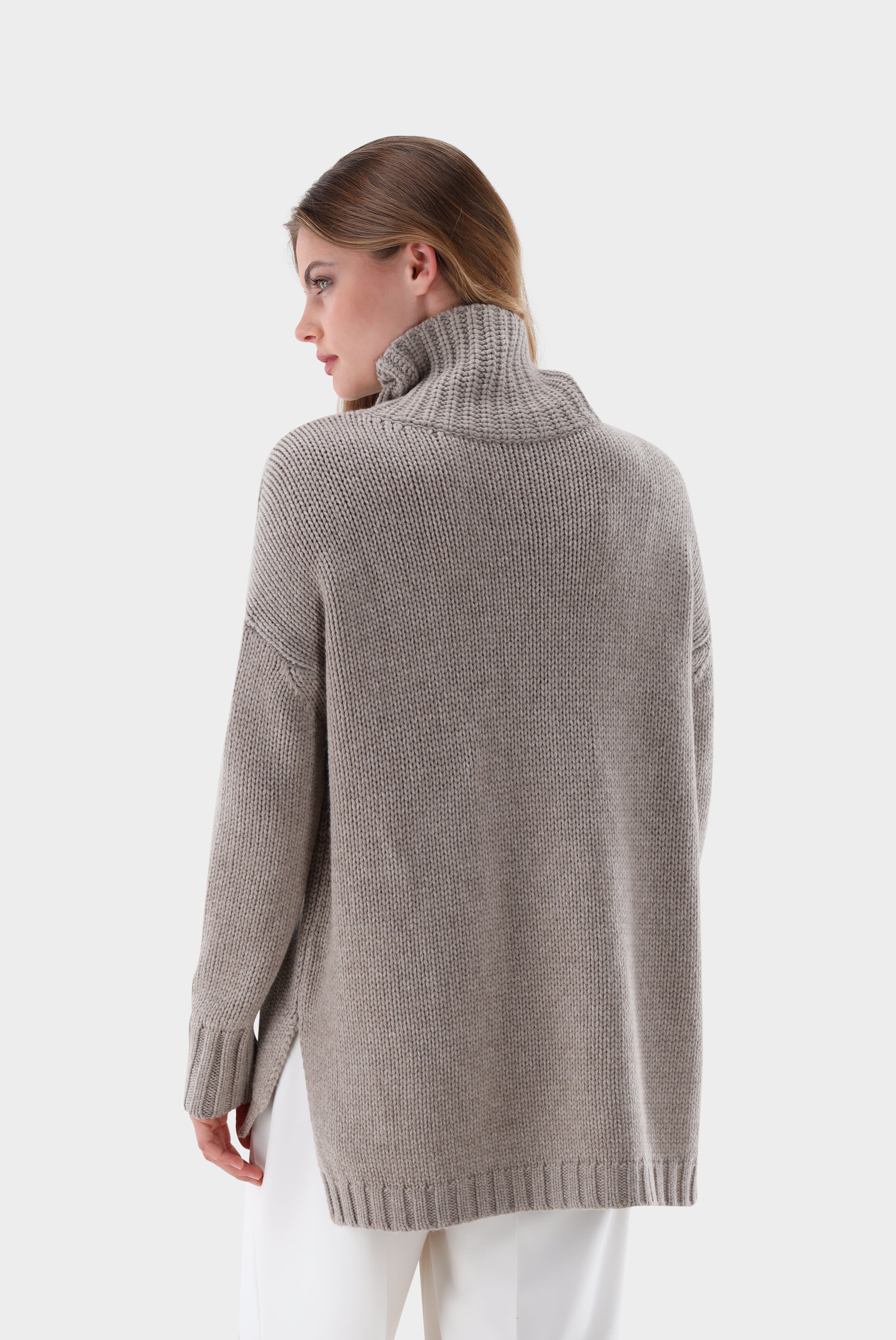 Van Laack-Oversized Rollkragenpullover mit Kaschmir-Strick & Pullover-Black-Deal-Outlet-by-ARCHIVIST