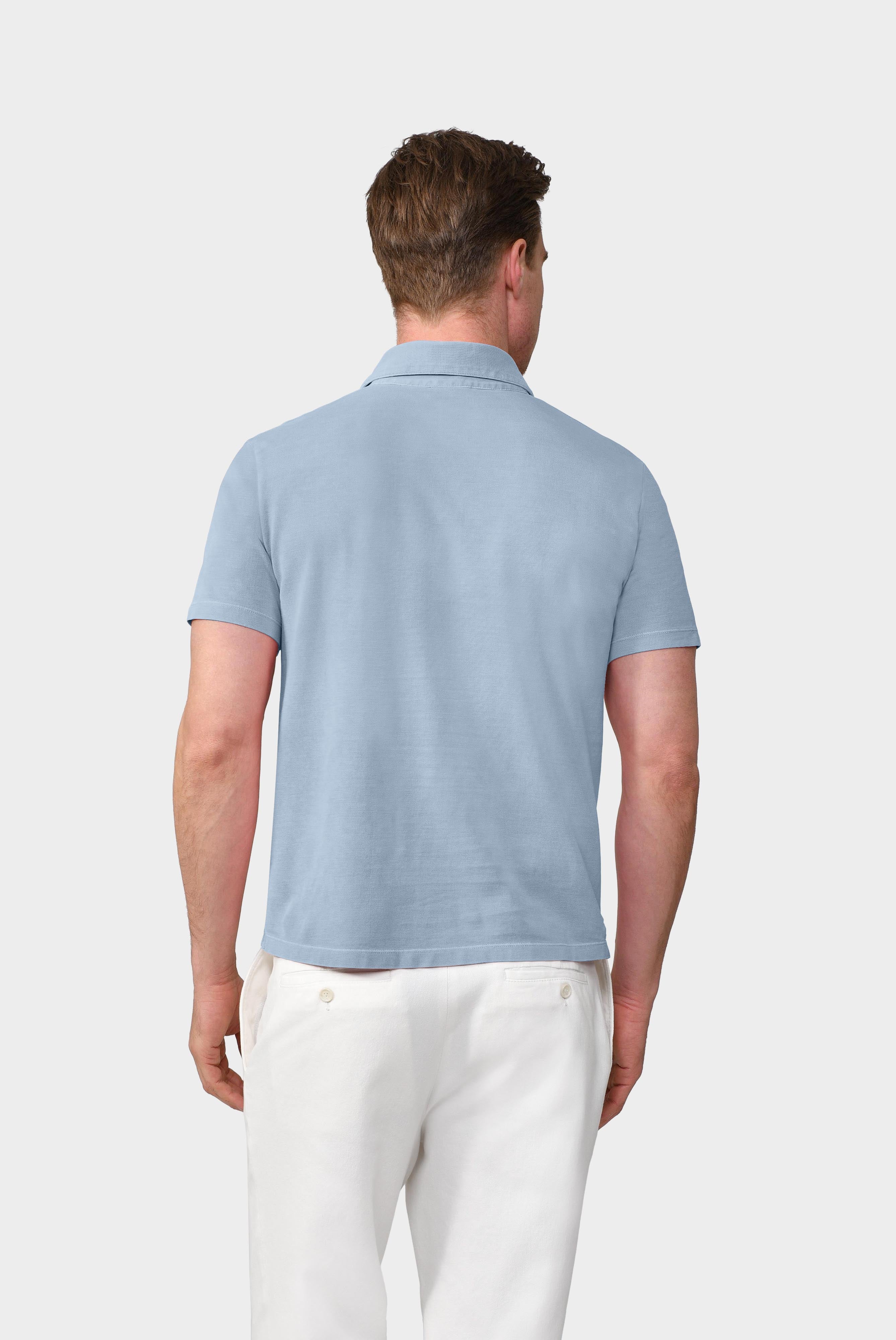 Garment dyed Piqué Poloshirt