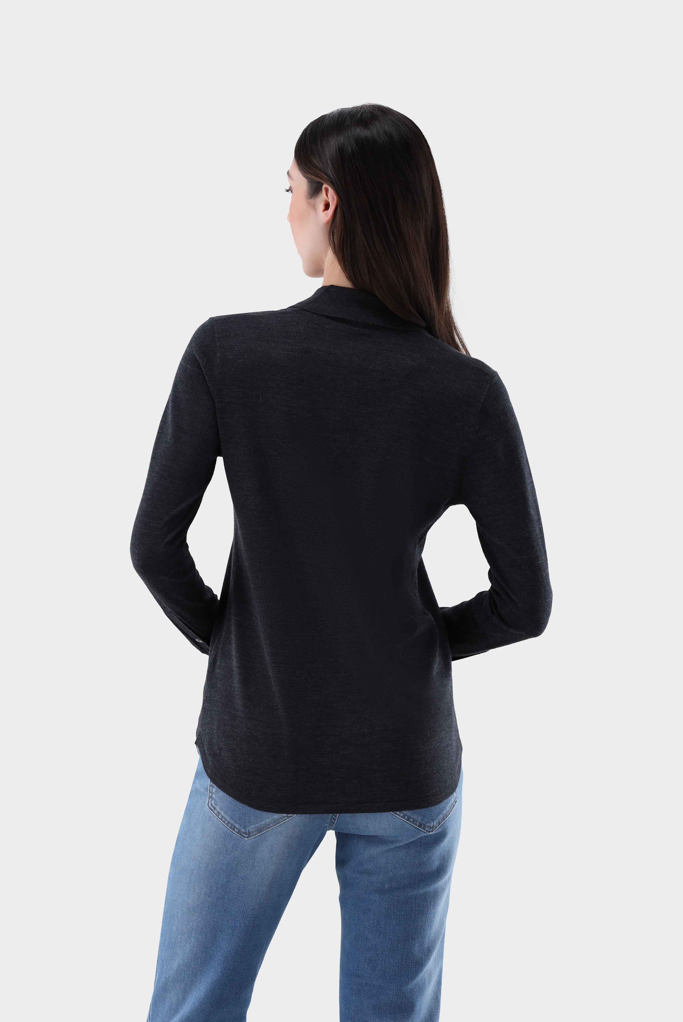 Strick-Bluse aus Merinowolle