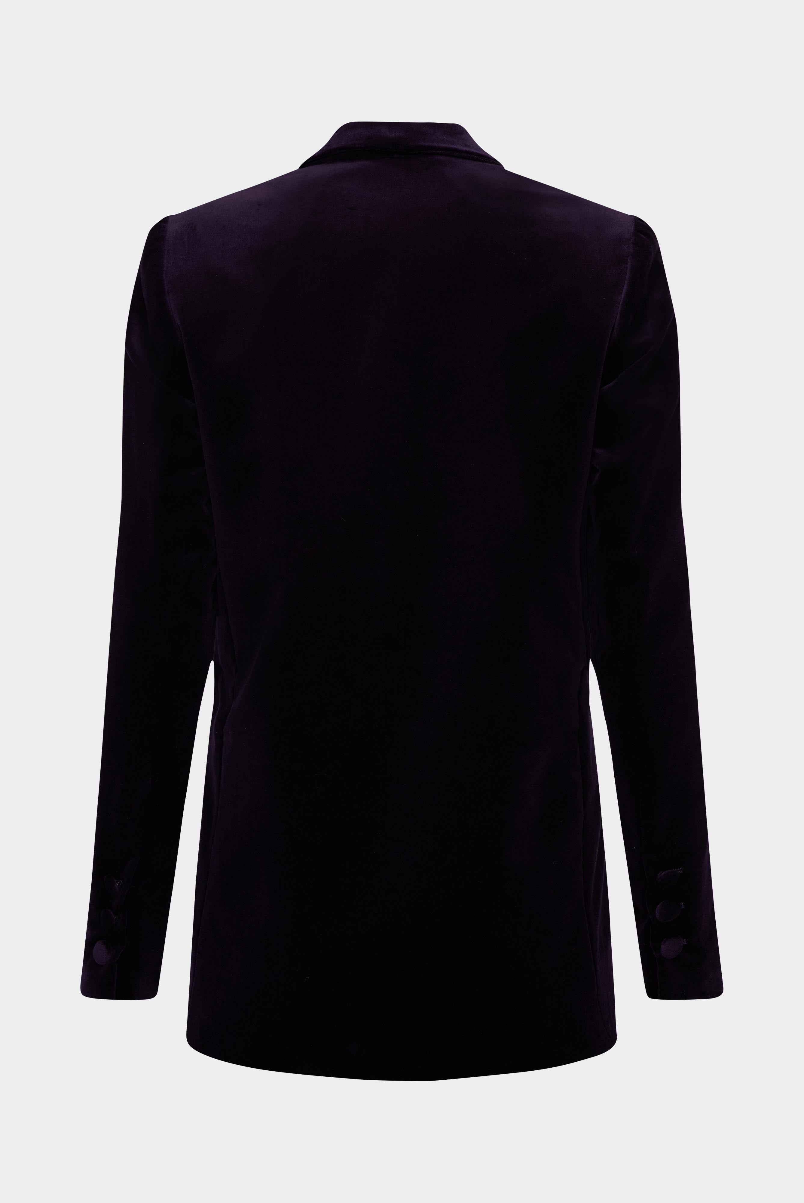 Lockerer Blazer aus Samt