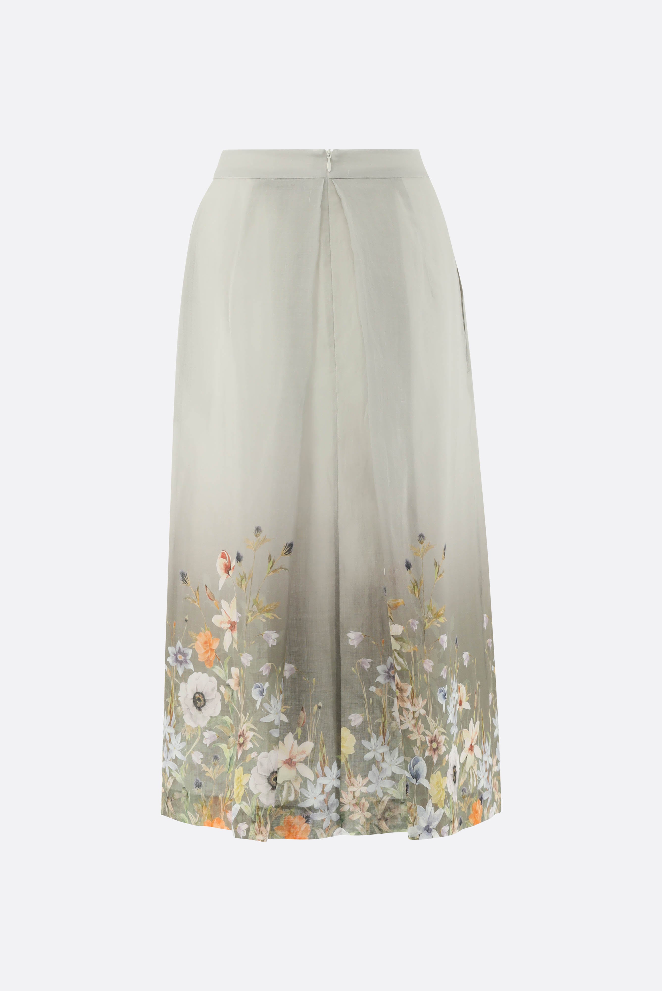 Van Laack-Midi-Rock mit Blumenmuster-Kleider & Röcke-Black-Deal-Outlet-by-ARCHIVIST