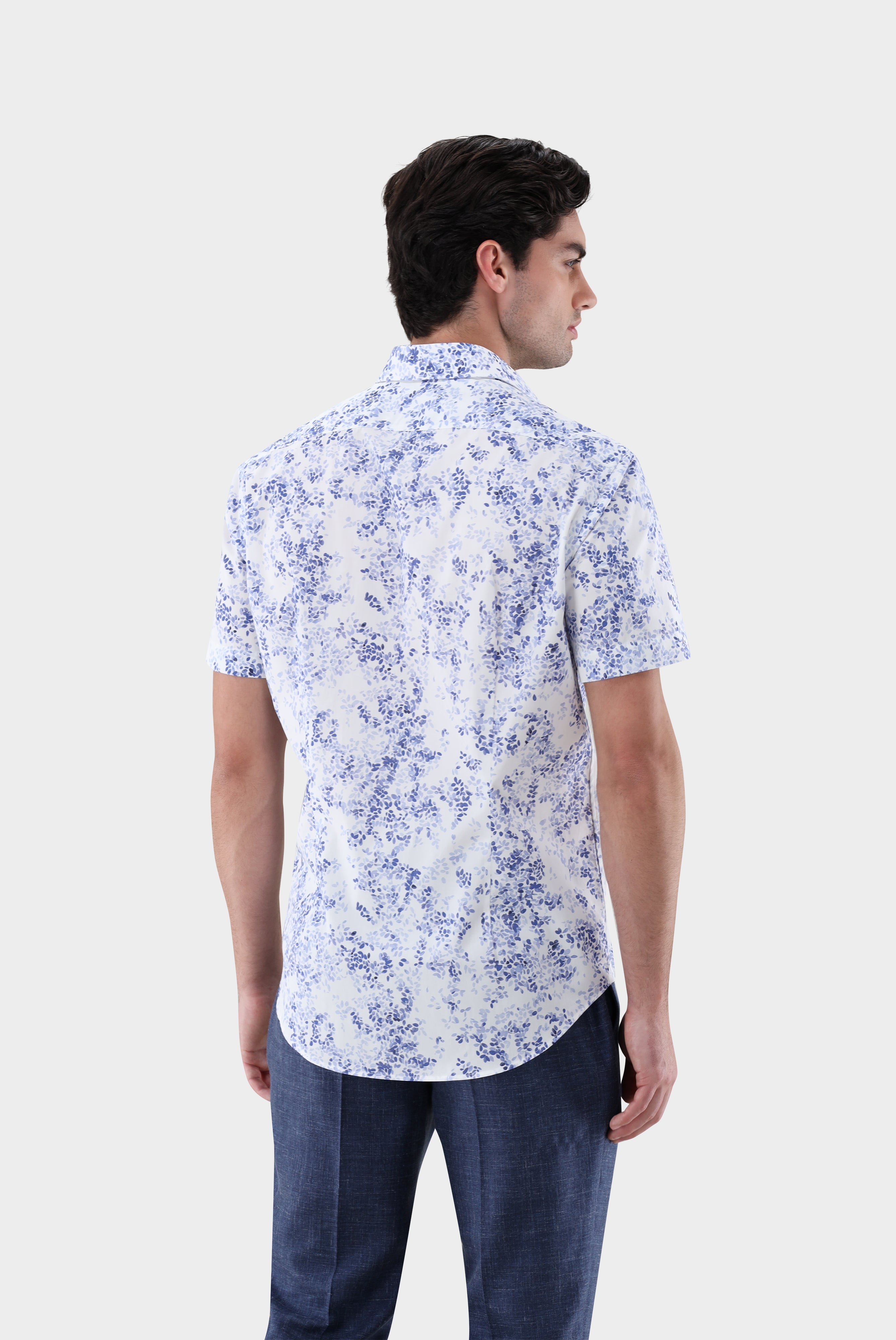 Van Laack-Popeline Hemd mit Blumen-Druck Tailor Fit-Hemden & Blusen-Black-Deal-Outlet-by-ARCHIVIST