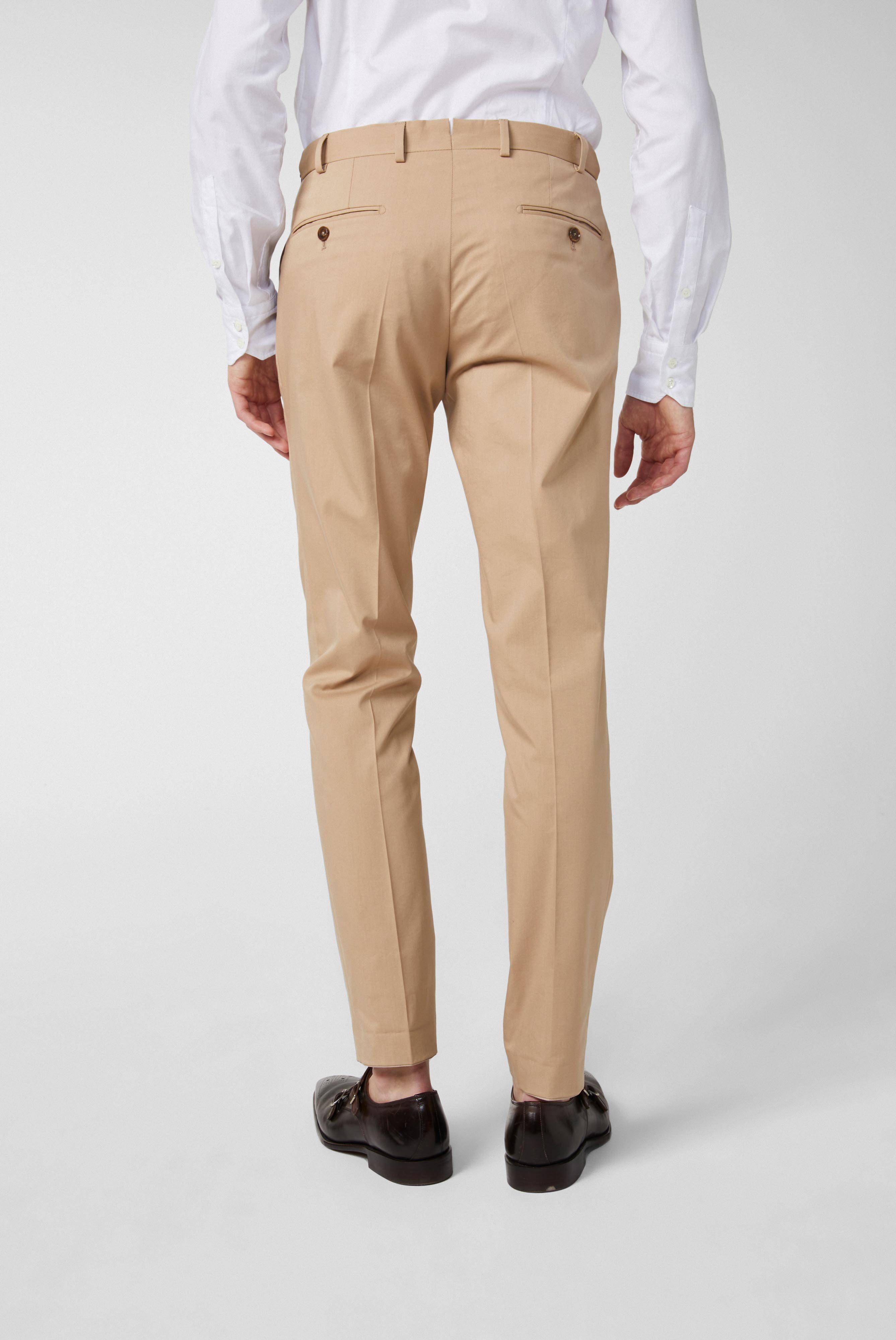 Van Laack-Baumwoll-Stretch Hose Slim Fit Grau-Hosen-Black-Deal-Outlet-by-ARCHIVIST