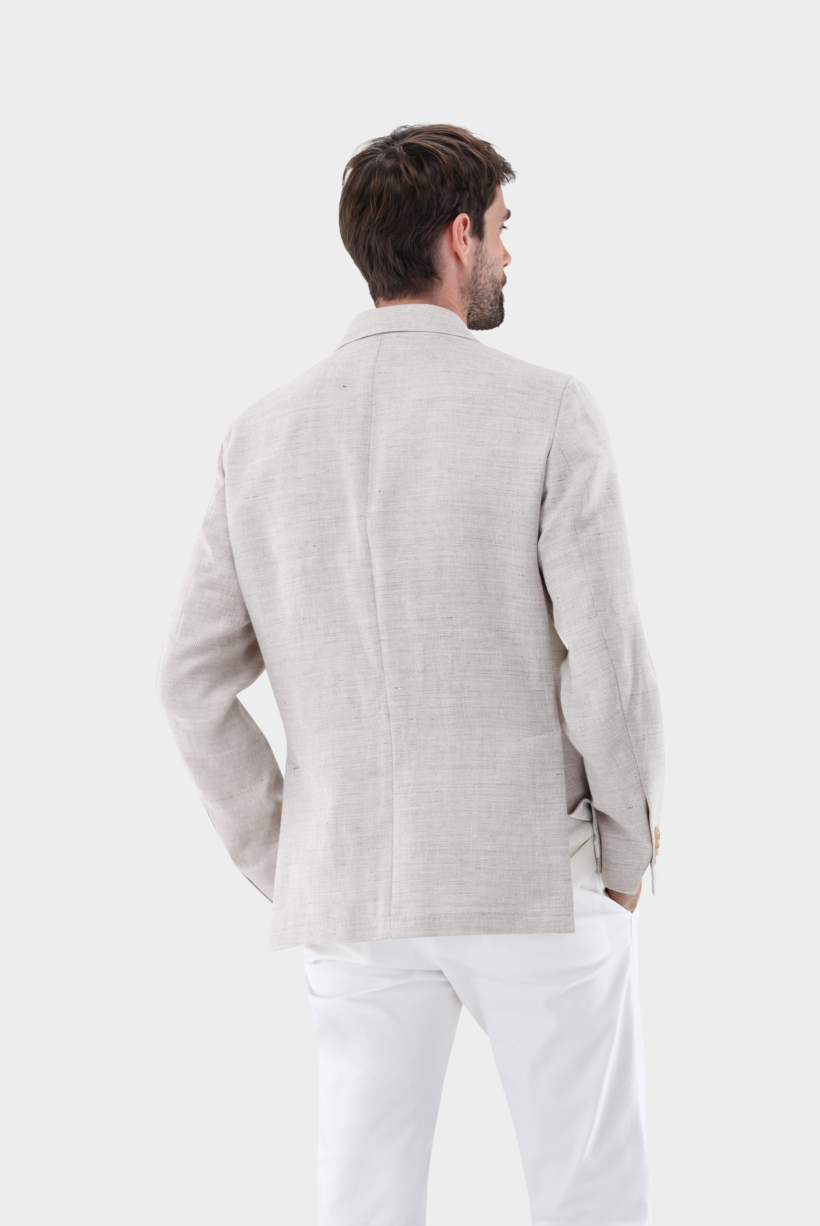 Ungefüttertes Sakko mit Leinen