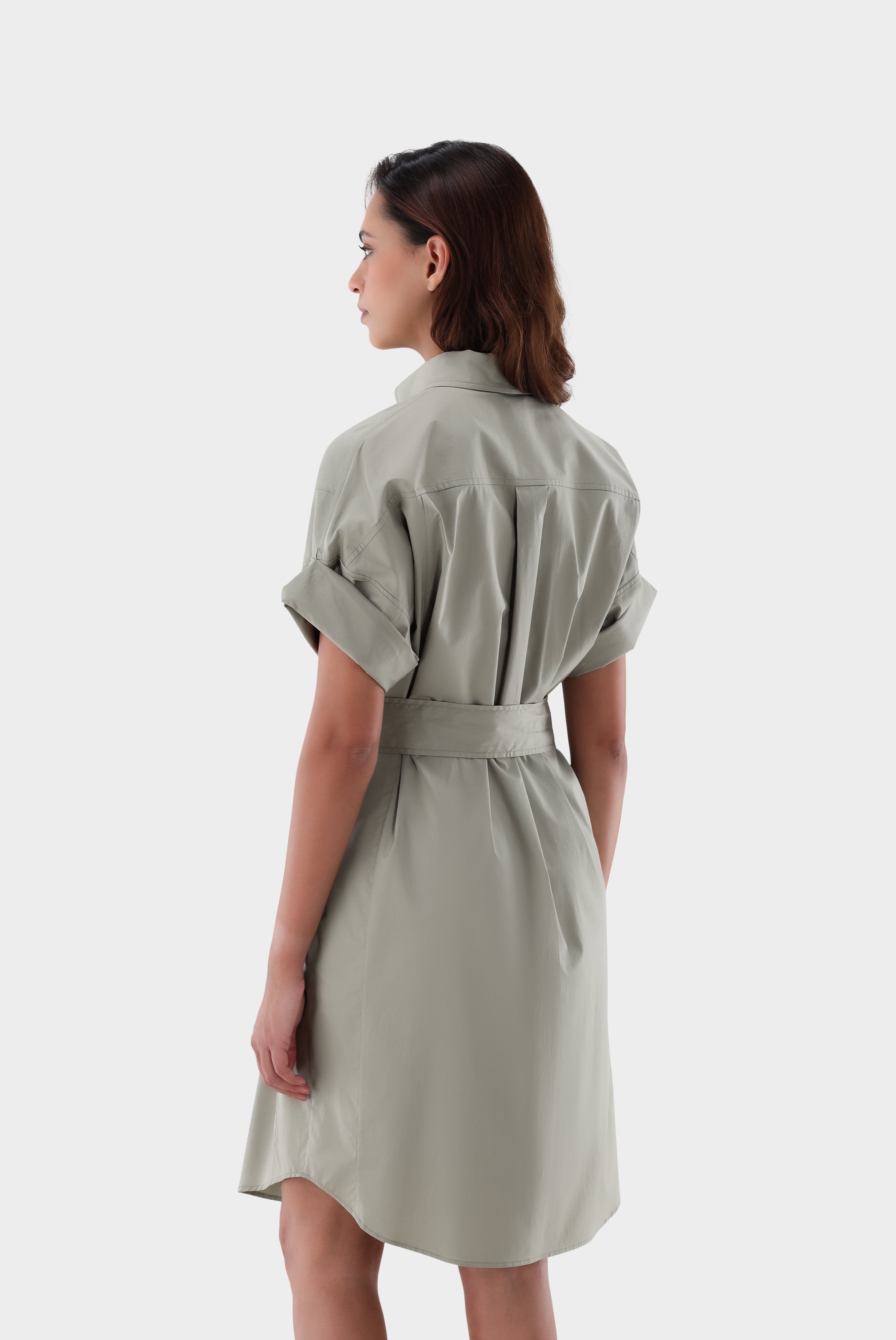 Van Laack-Hemdblusenkleid mit Bindegürtel-Kleider & Röcke-Black-Deal-Outlet-by-ARCHIVIST