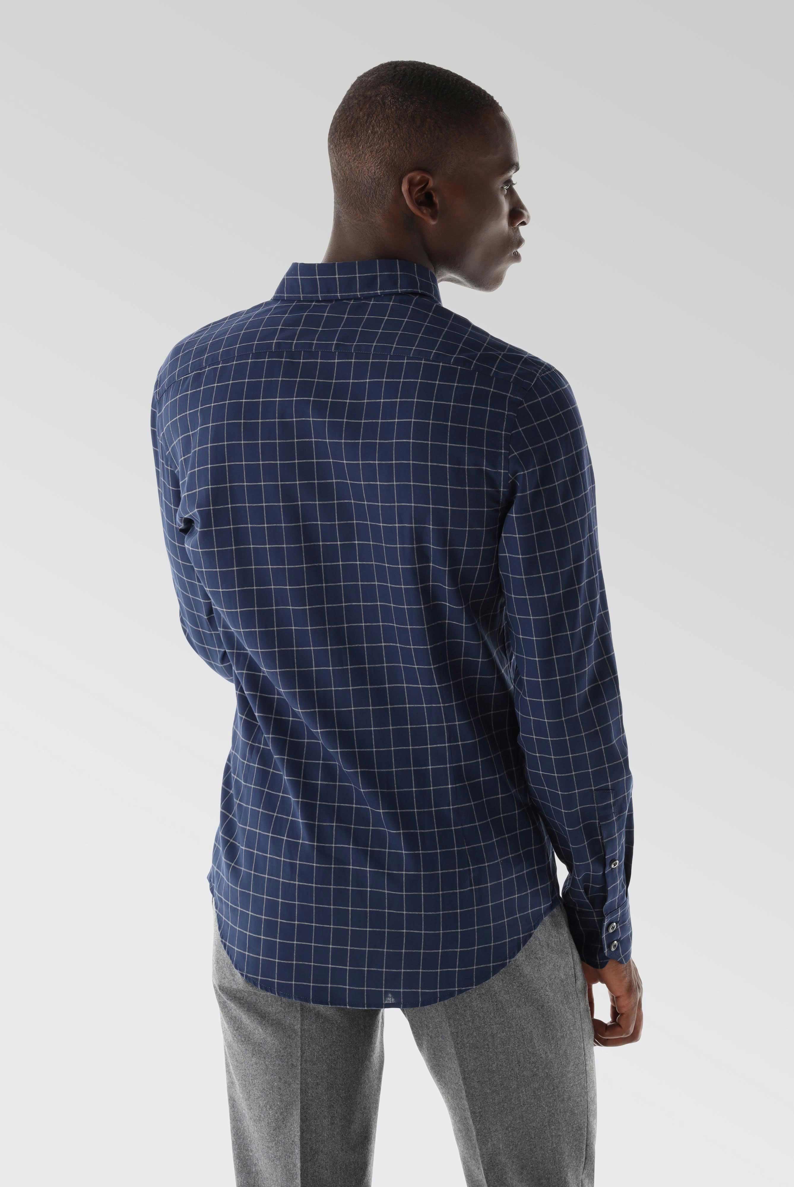 Van Laack-Kariertes Flanellhemd Tailor Fit-Hemden & Blusen-Black-Deal-Outlet-by-ARCHIVIST