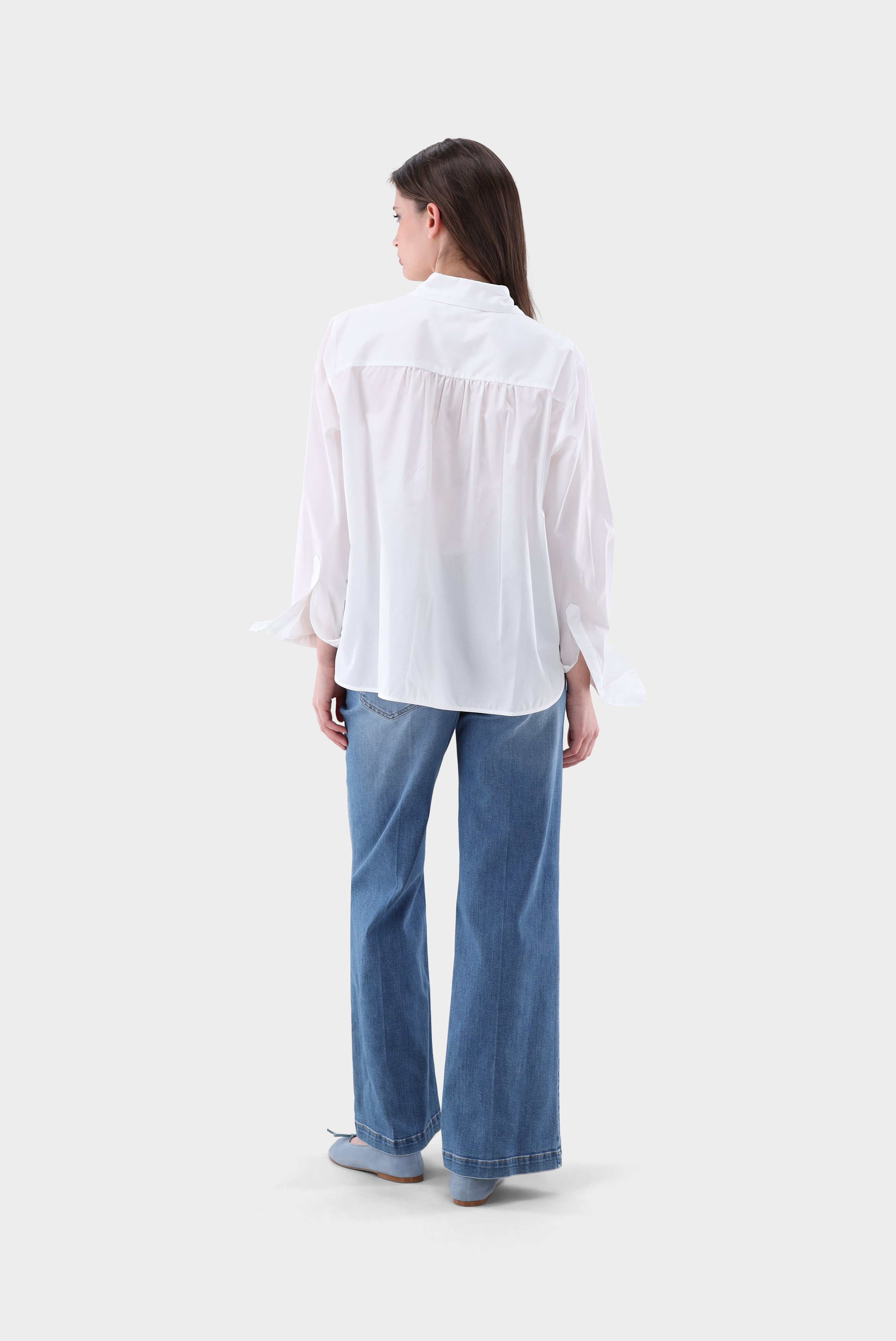 Lockere Cropped Bluse