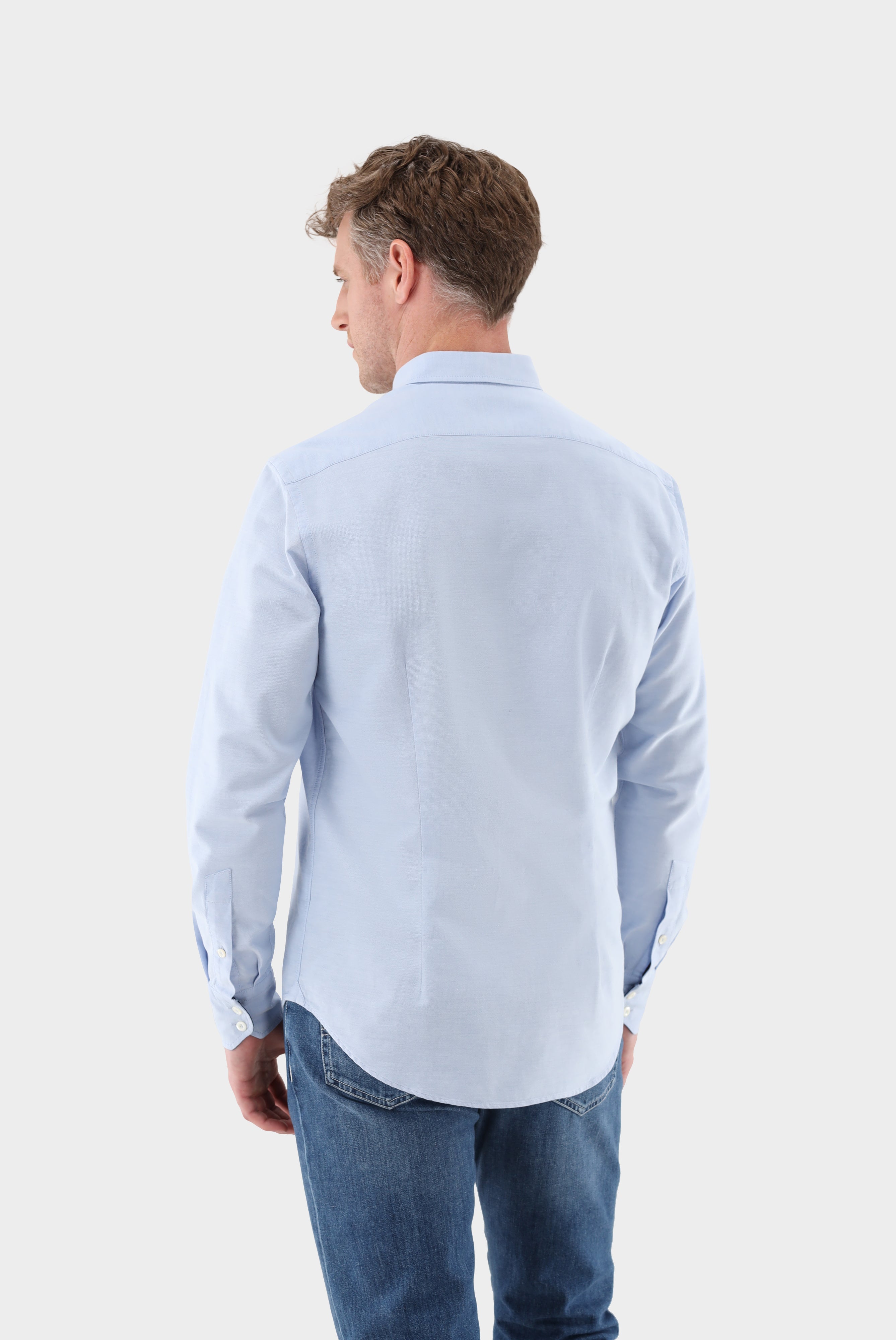 Oxford shirt with contrasting tailor fit