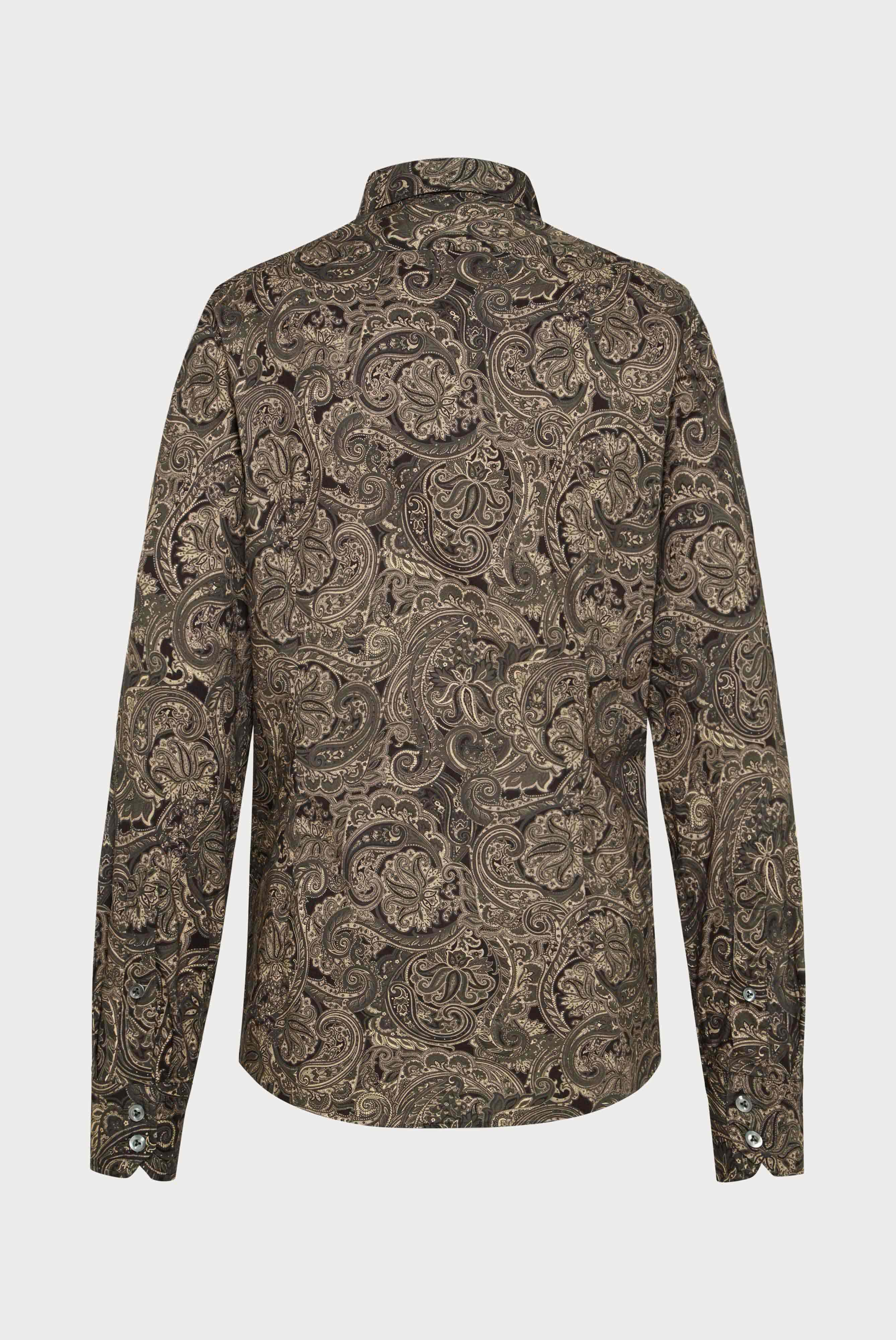 Van Laack-Hemd mit Paisley Print Tailor Fit Braun-Hemden & Blusen-Black-Deal-Outlet-by-ARCHIVIST