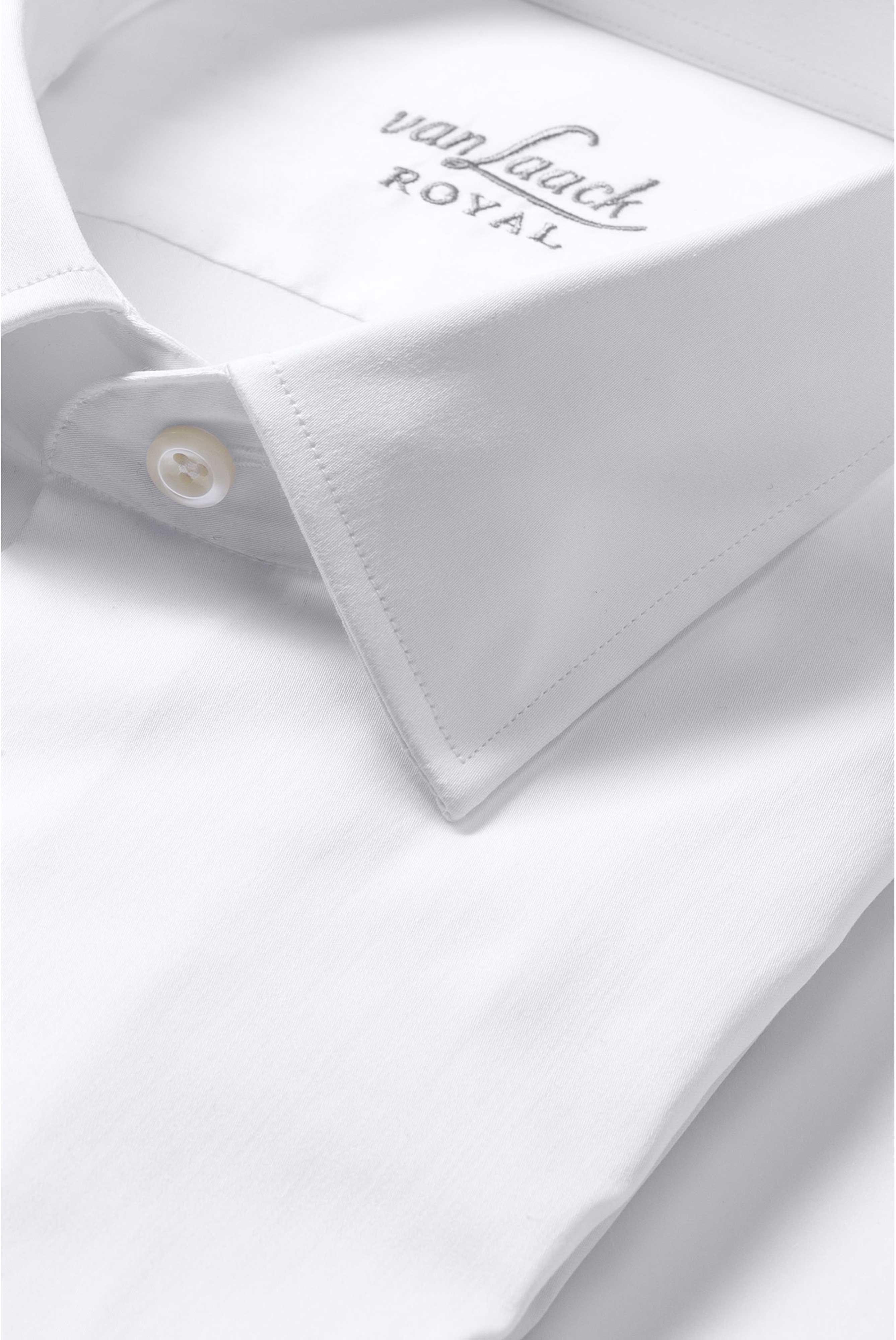 Business shirt with Kent collar, slim fit, white