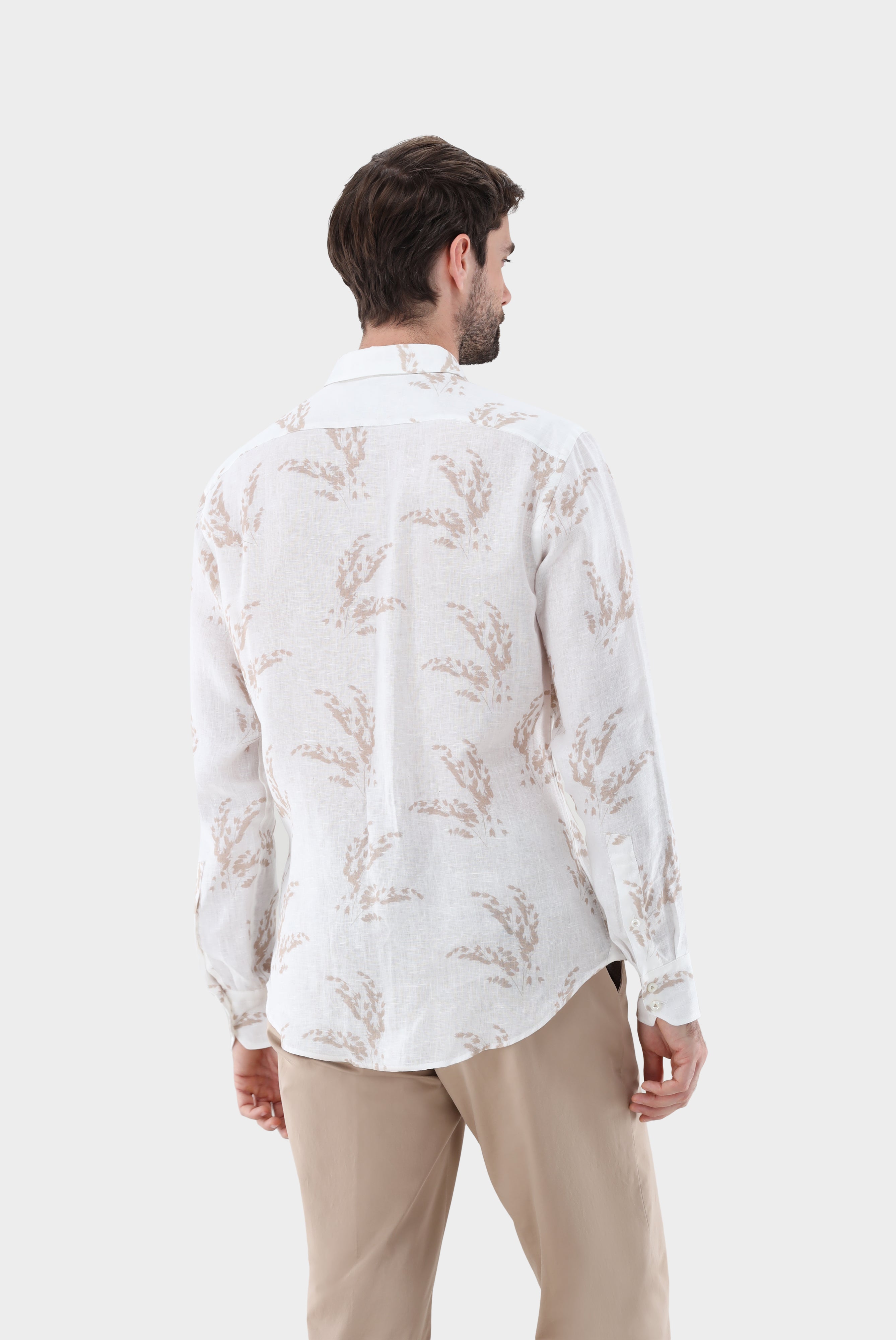 Van Laack-Leinen Hemd mit Druck Tailor Fit-Hemden & Blusen-Black-Deal-Outlet-by-ARCHIVIST