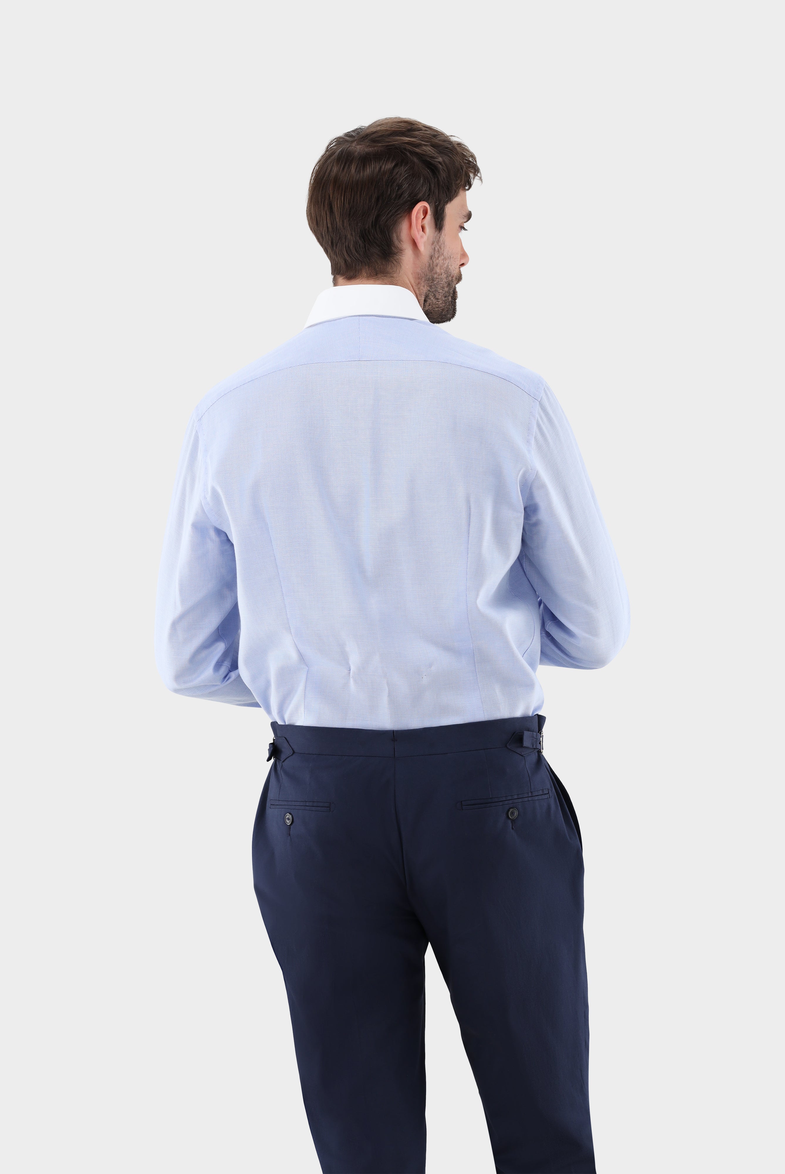 Businesshemd mit Weißem Kragen Tailor Fit