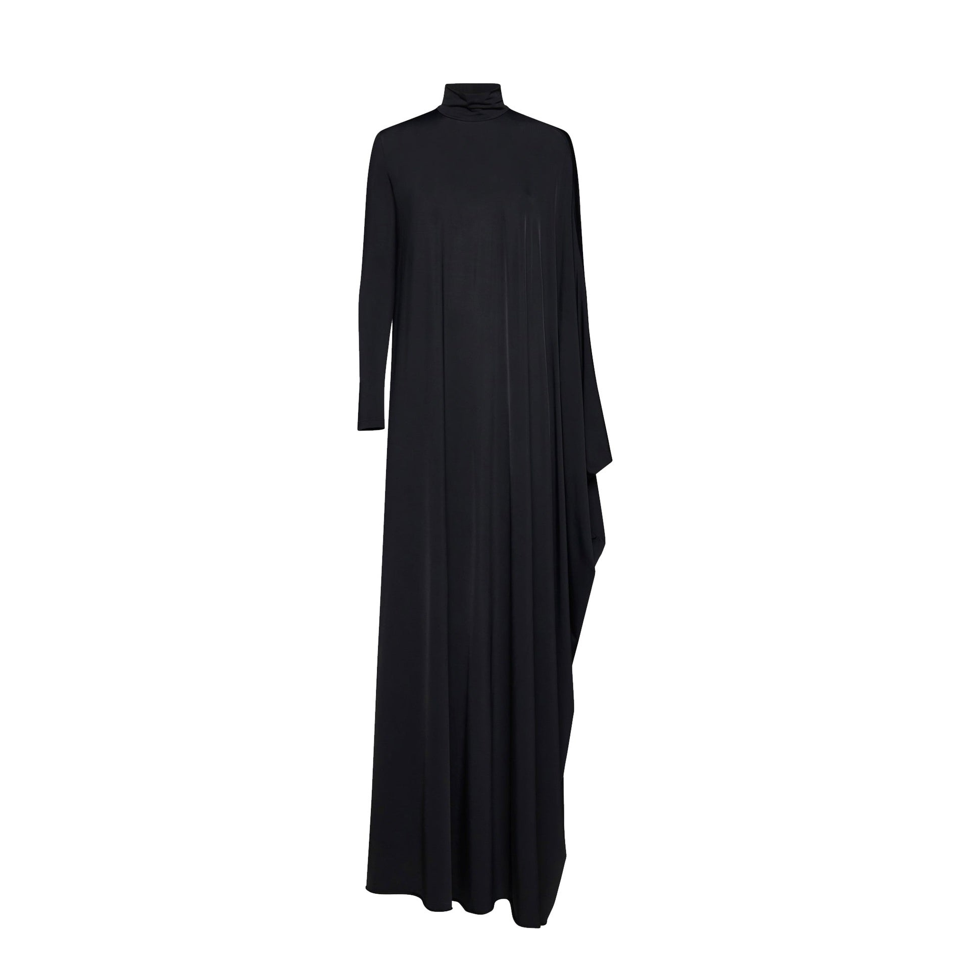 Balenciaga-Balenciaga Minimal Maxi Dress-WOMEN CLOTHING-Black-Deal-Outlet-by-ARCHIVIST