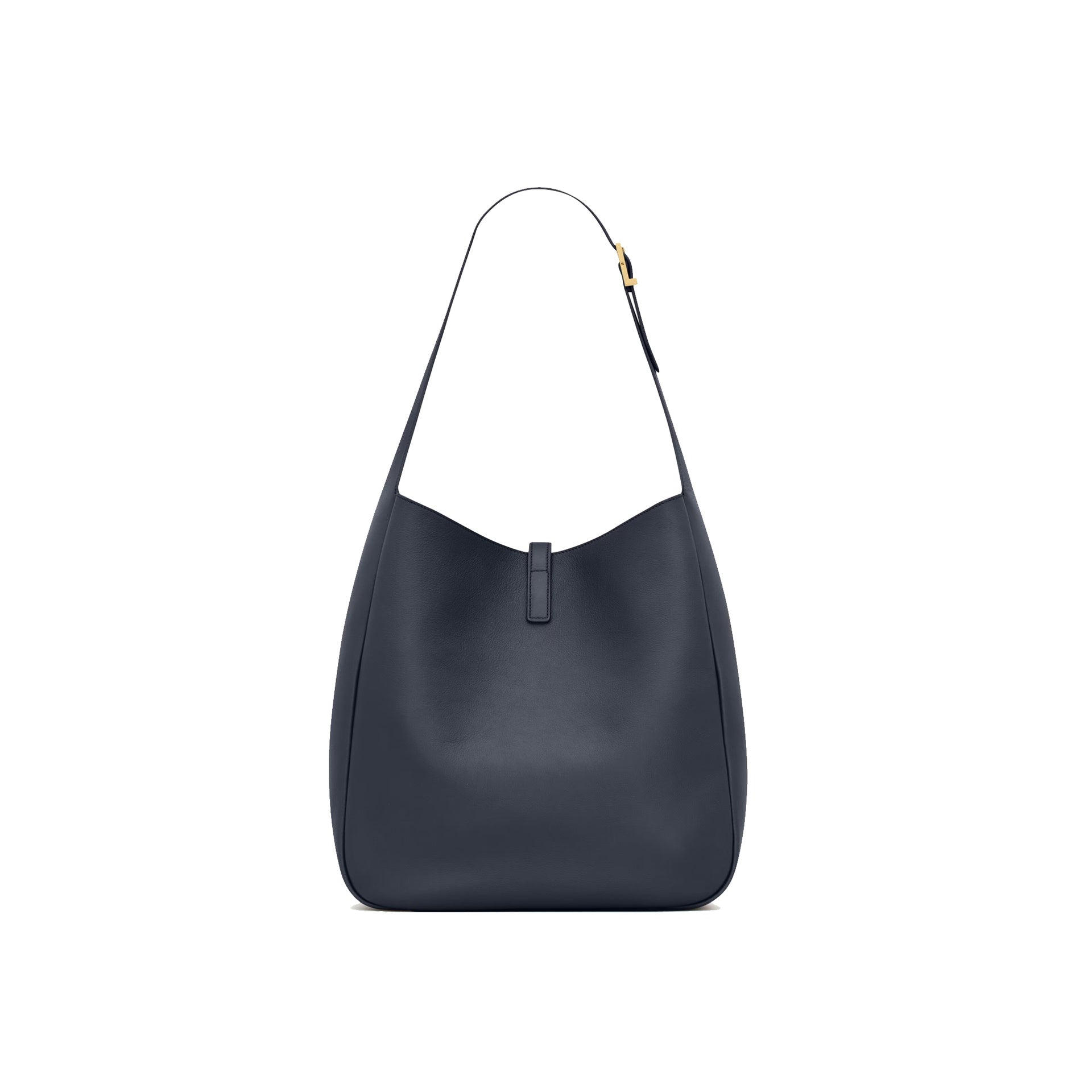 Saint Laurent-Saint Laurent Le 5 A 7 Large Shoulder Hobo Bag-WOMEN BAGS-Black-Deal-Outlet-by-ARCHIVIST