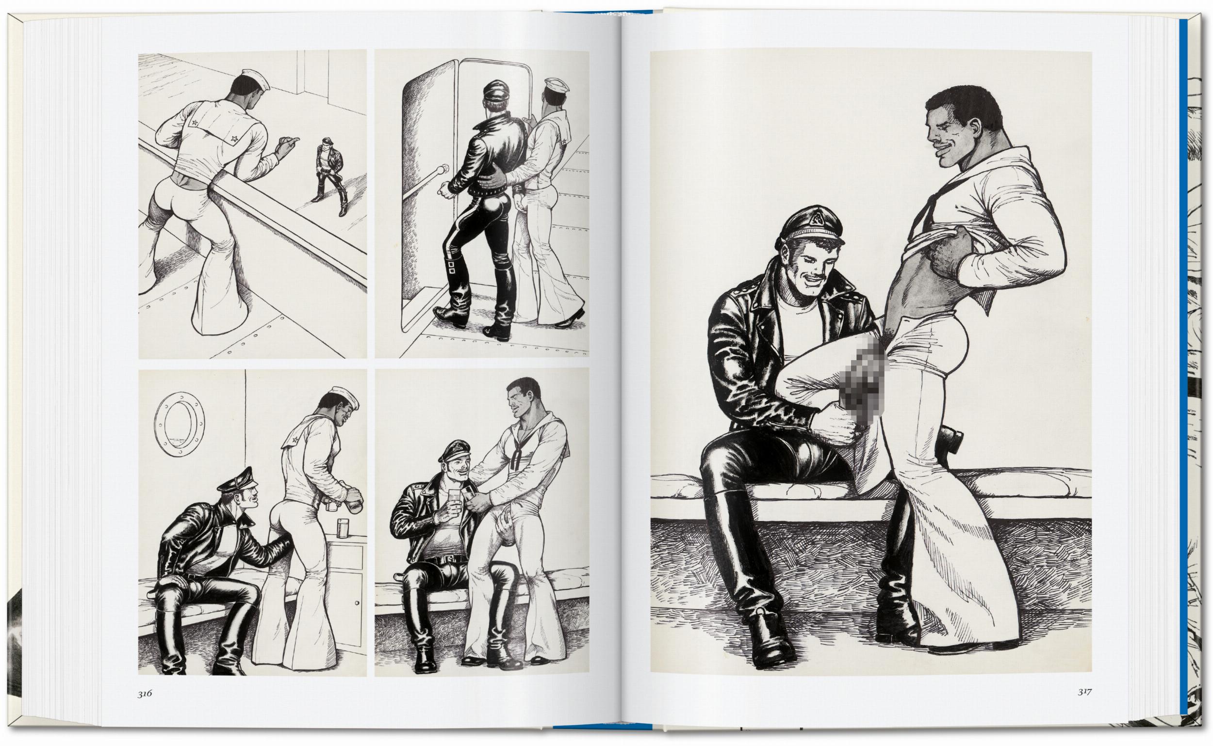 Taschen-Tom of Finland. The Complete Kake Comics. 45th Ed. (German, French, English)-Sexy Books-Black-Deal-Outlet-by-ARCHIVIST