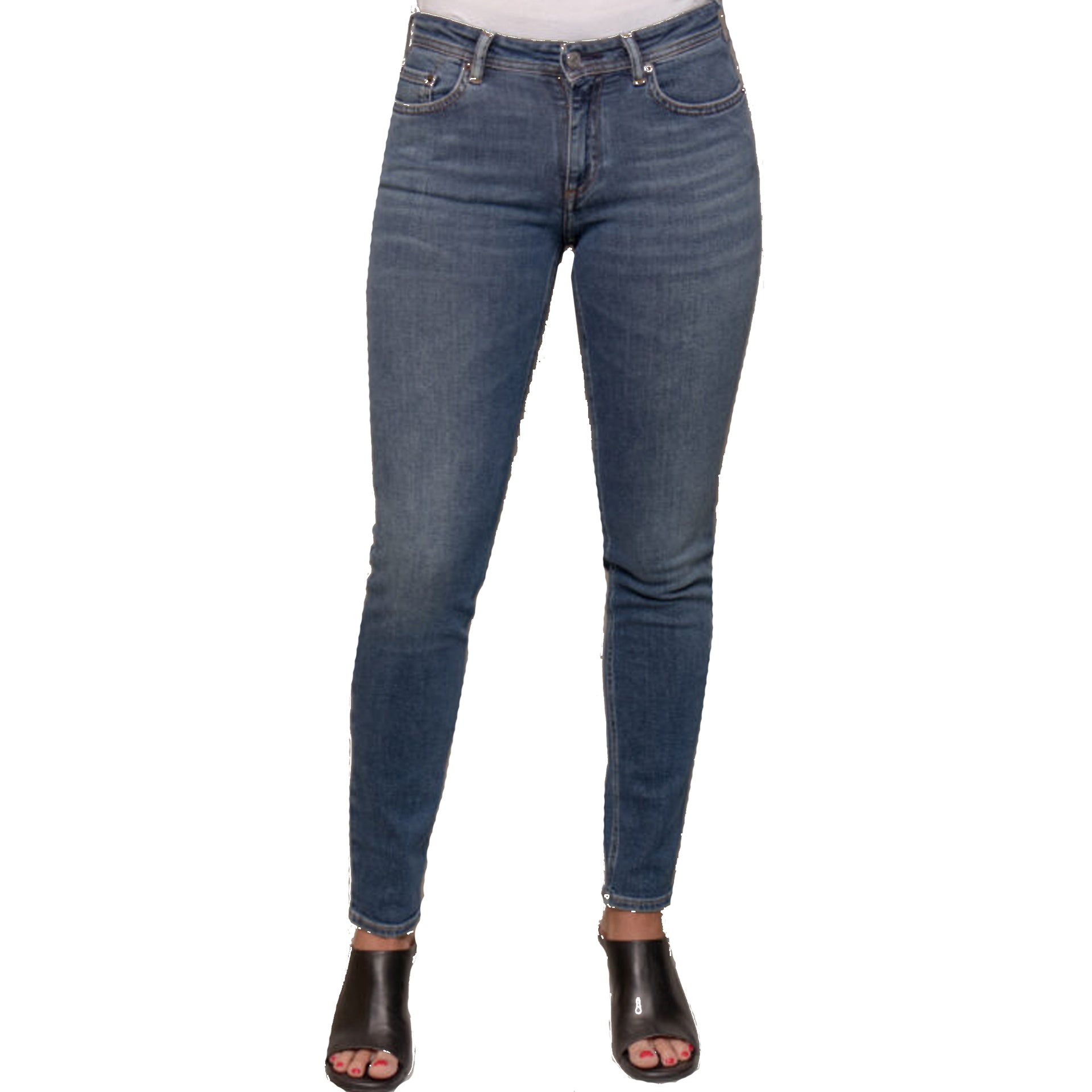 Acne Studios-Acne Studios Blå Konst Climb Denim Jeans-WOMEN CLOTHING-Black-Deal-Outlet-by-ARCHIVIST