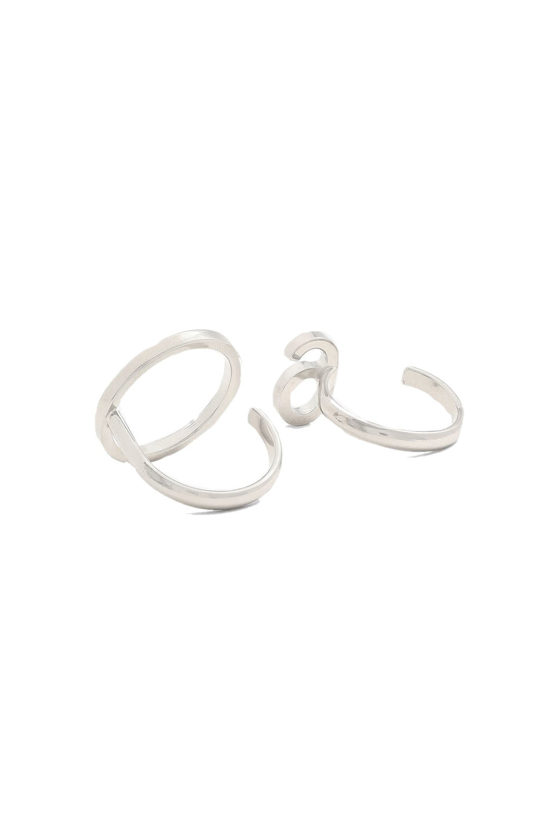 Maison Margiela-OUTLET-SALE-6 Logo Set of 2 Rings-ARCHIVIST