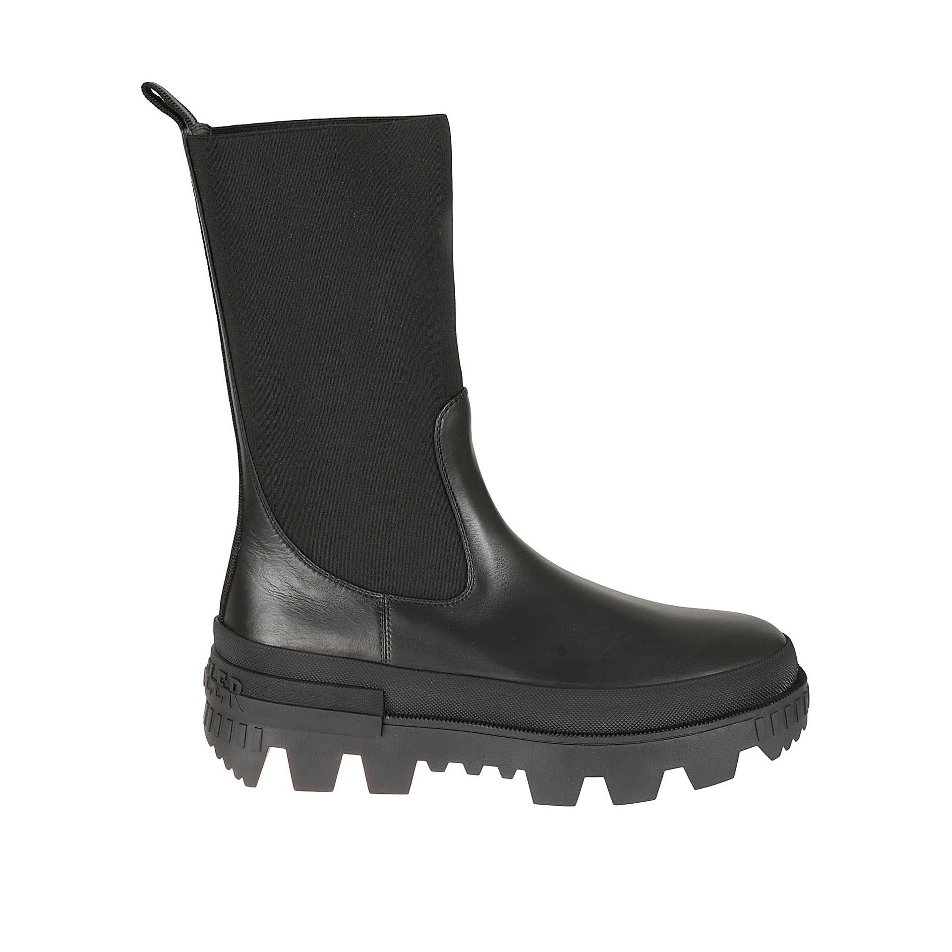 Moncler-Moncler Leather Boots-WOMEN SHOES-Black-Deal-Outlet-by-ARCHIVIST