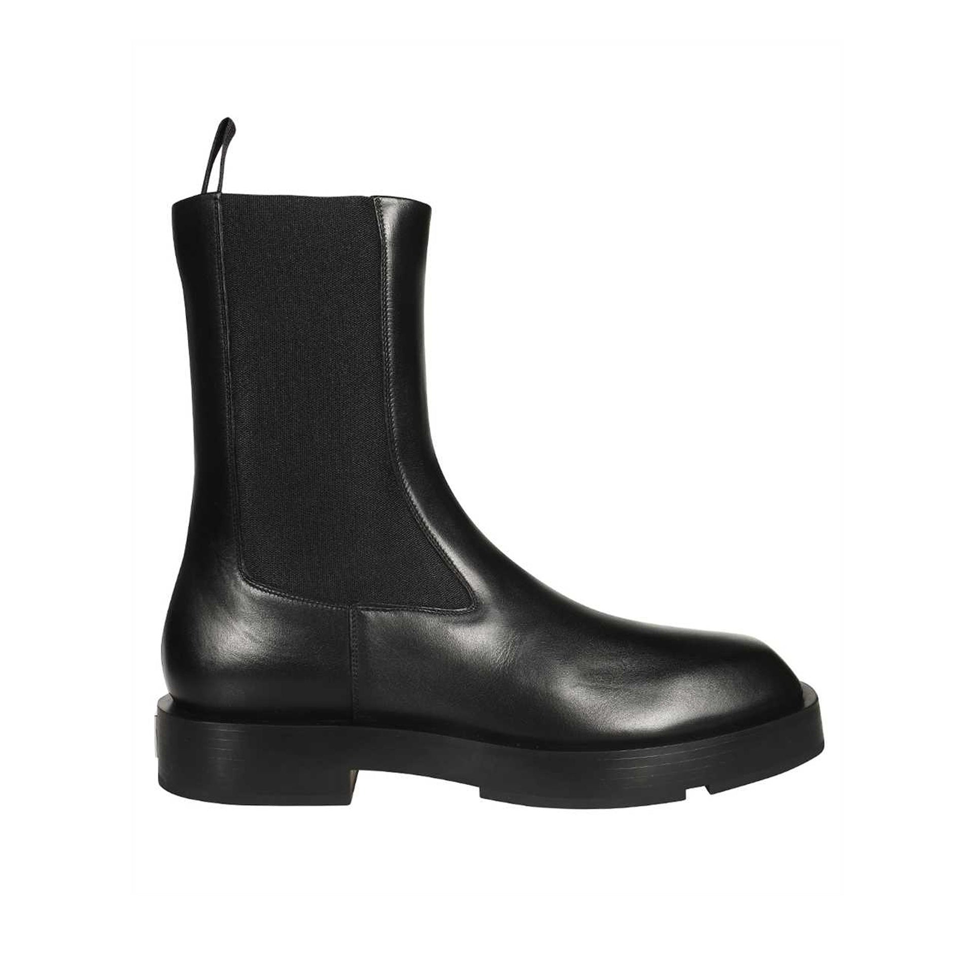 Givenchy-Givenchy Chelsea Leather Boots-MEN SHOES-Black-Deal-Outlet-by-ARCHIVIST