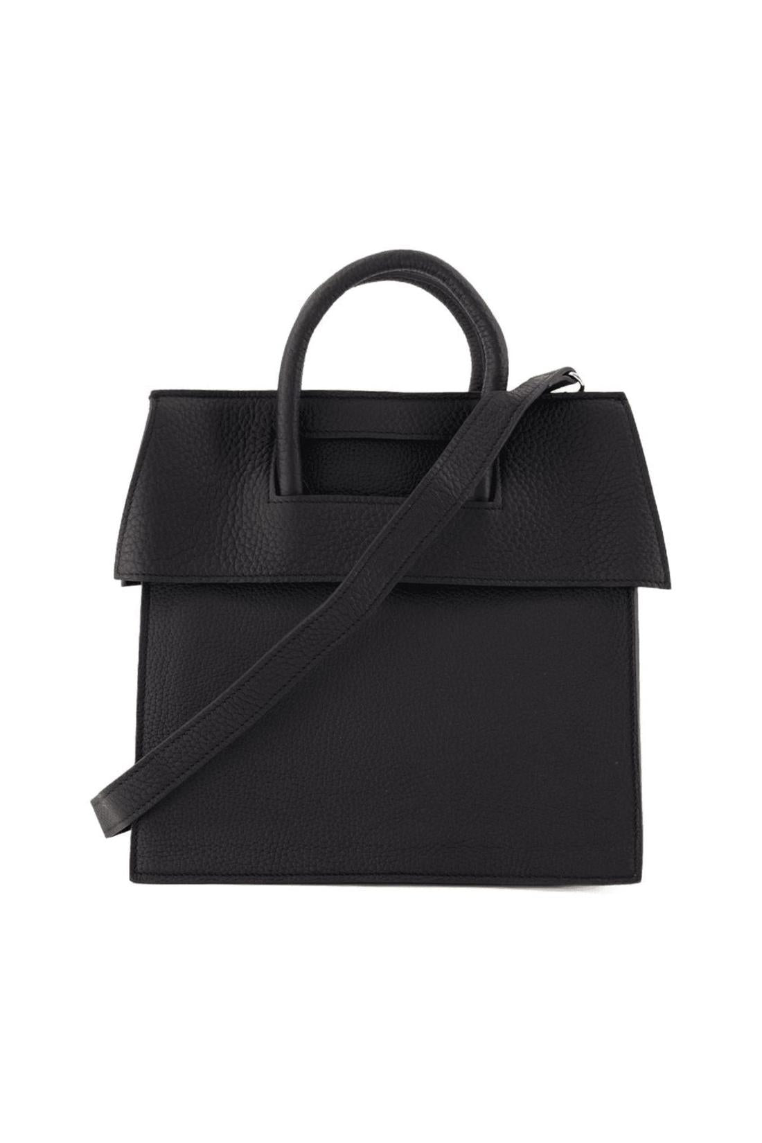 Etxea Mini Sac à Main - ATXI - Cuir - Noir