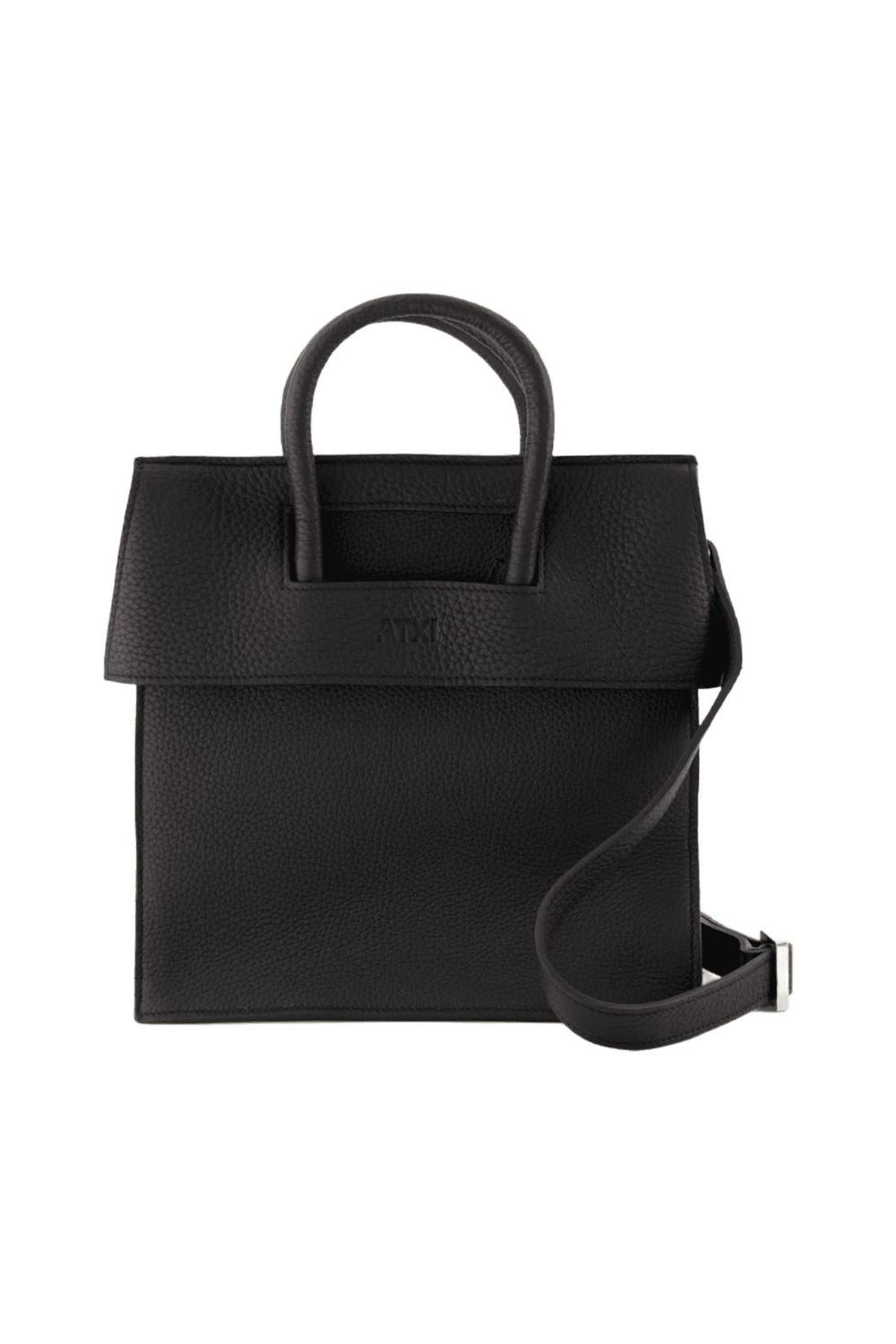 Etxea Mini Sac à Main - ATXI - Cuir - Noir