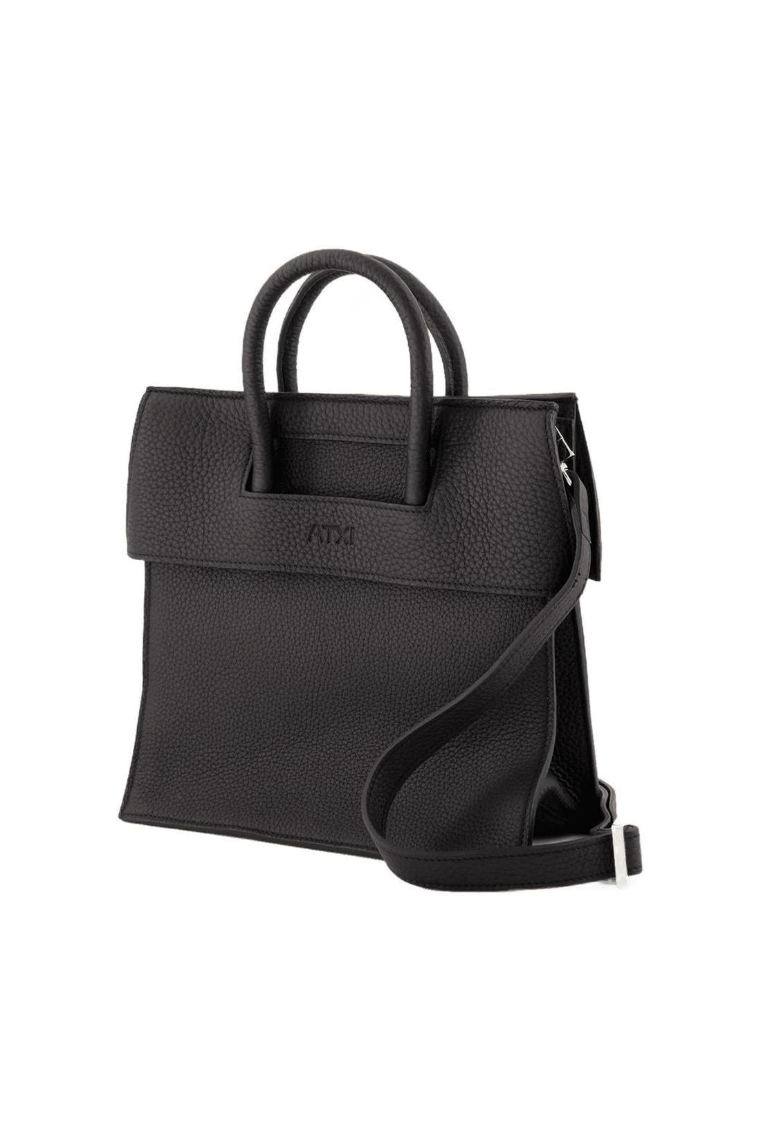 Etxea Mini Sac à Main - ATXI - Cuir - Noir