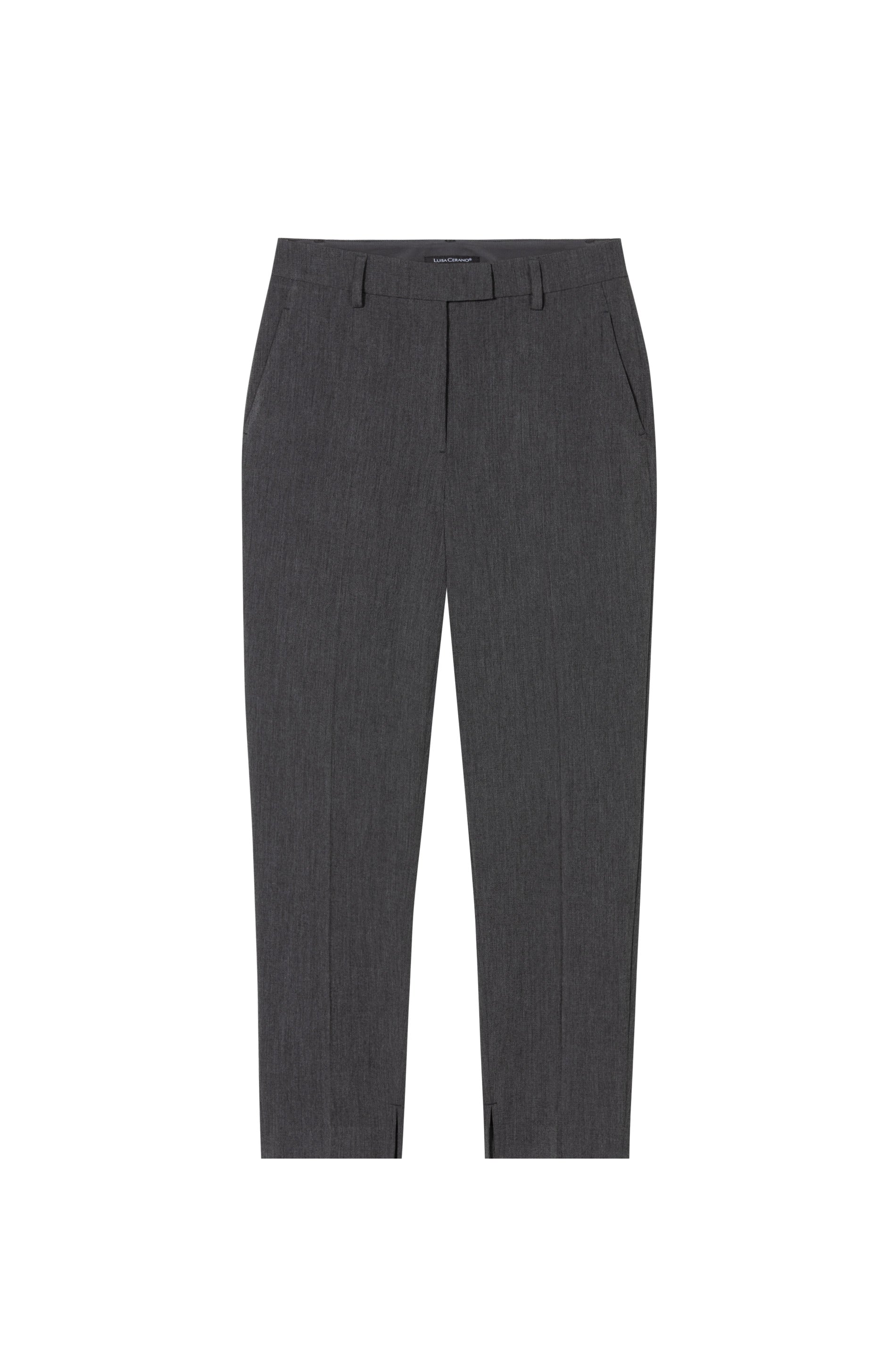 Tapered-Pants aus Kaschmir-Mix