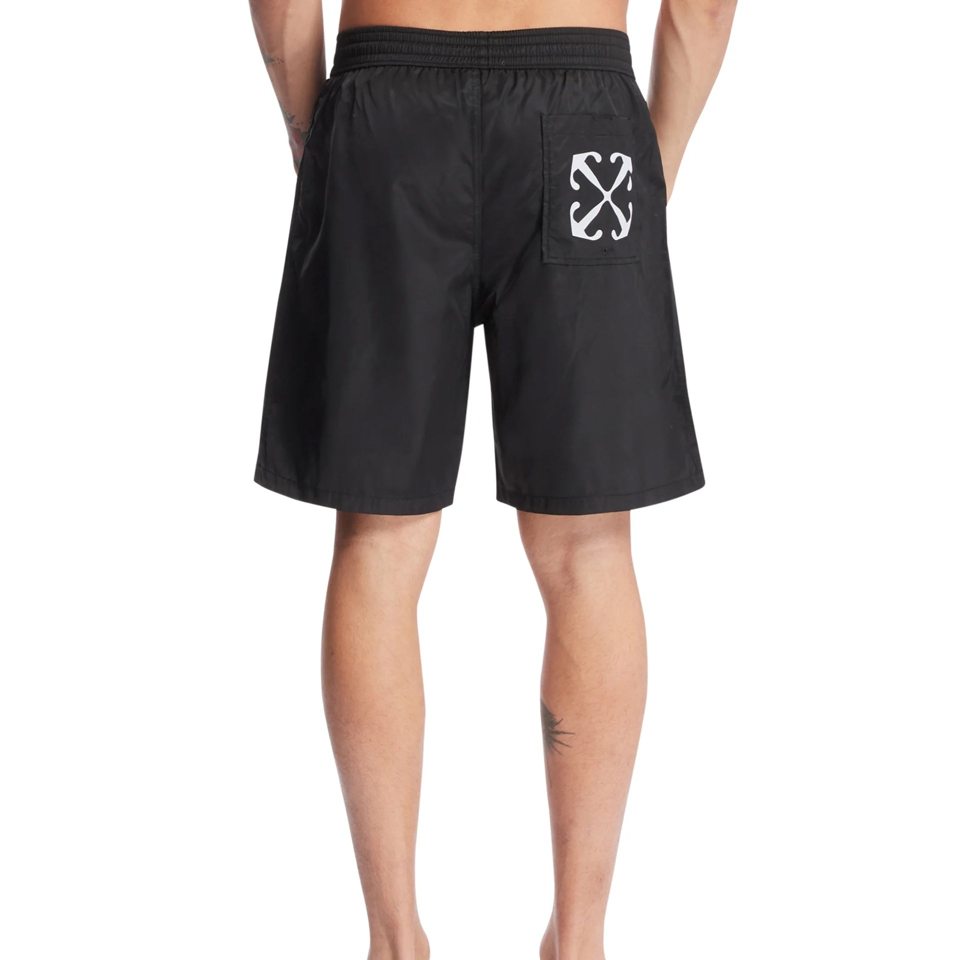 Off White-Off-White Swim Shorts-MEN CLOTHING-Black-Deal-Outlet-by-ARCHIVIST