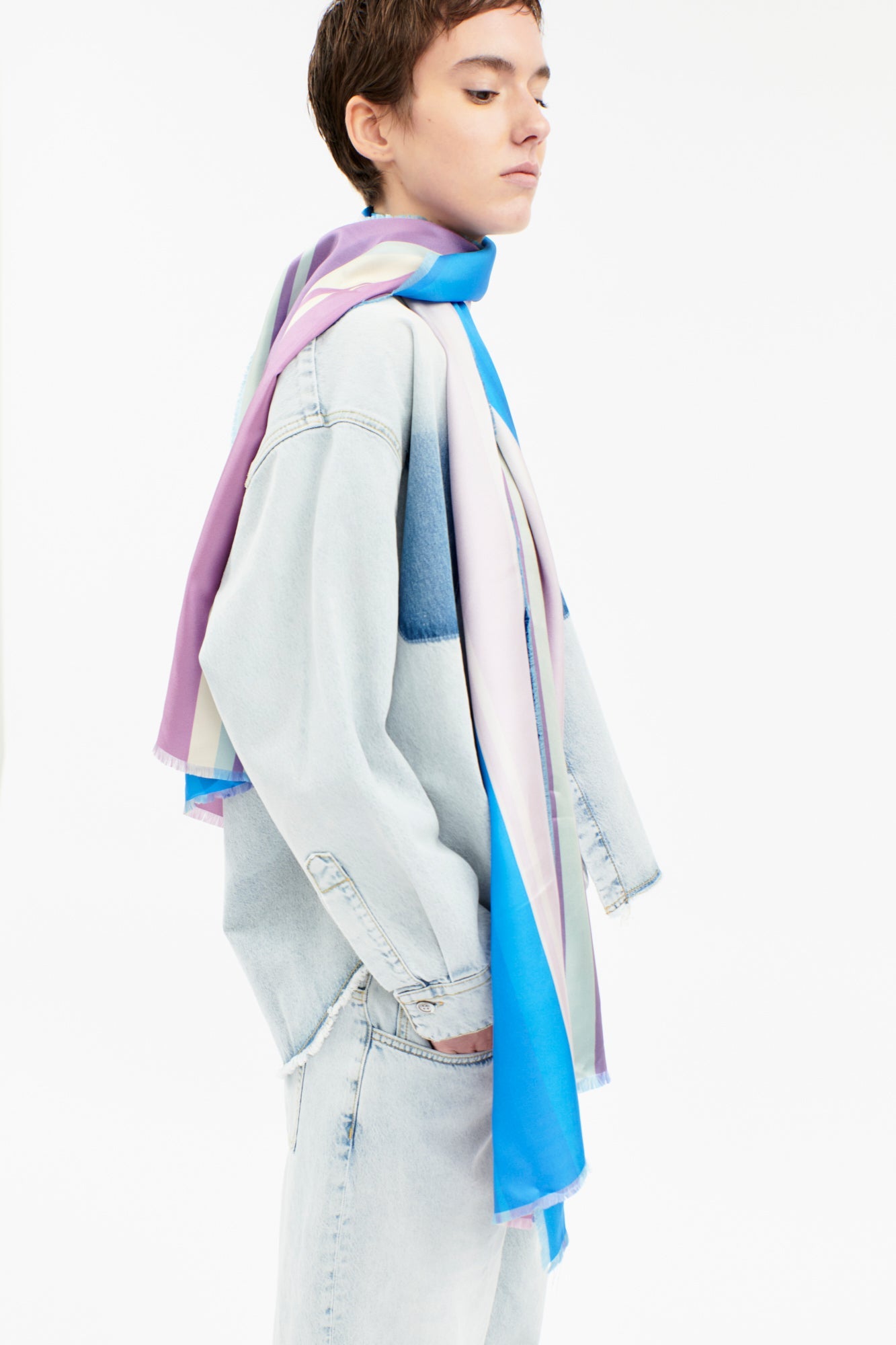 Odeeh-Stripes Schal-Accessories-Black-Deal-Outlet-by-ARCHIVIST