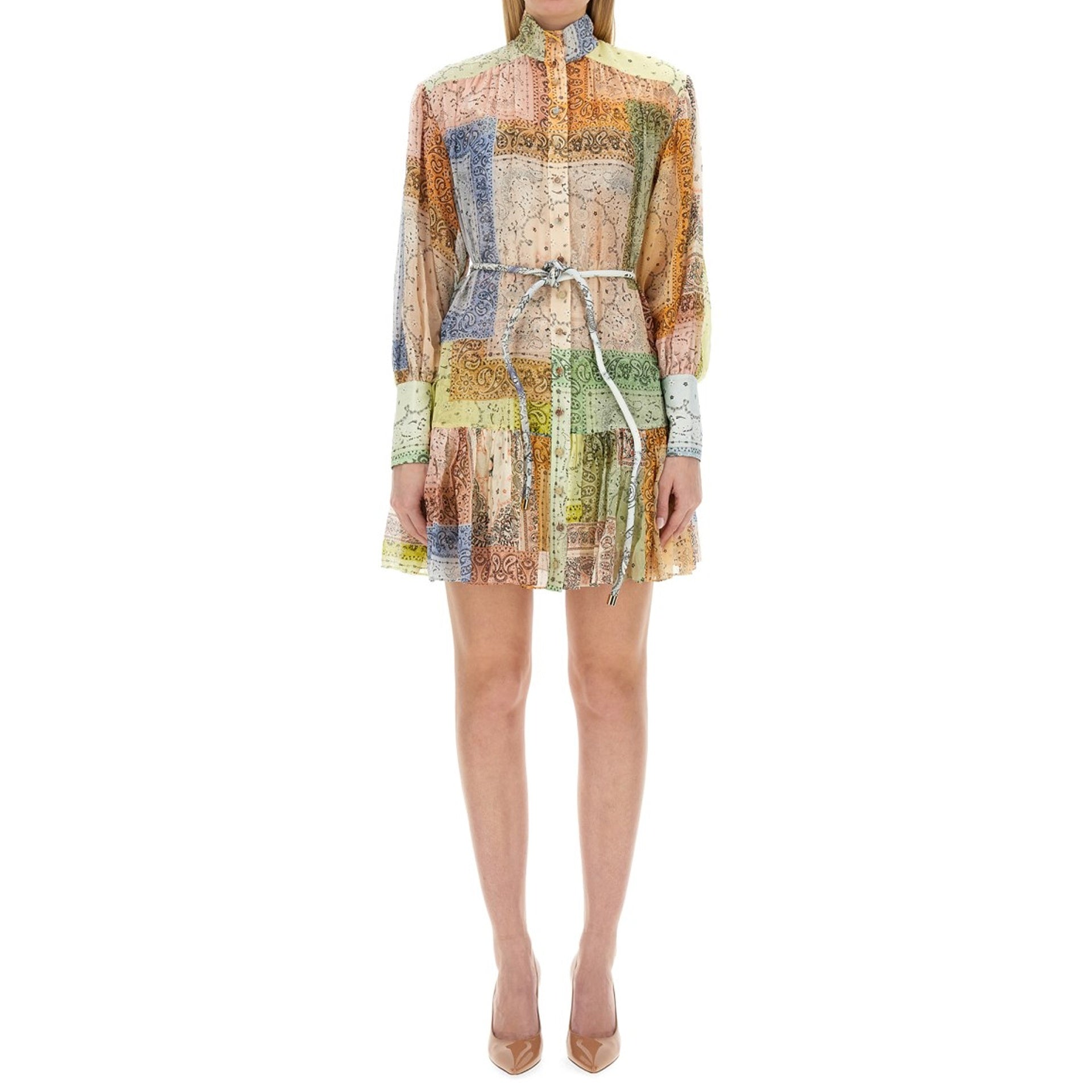 Zimmermann Cotton And Silk Printed Dress