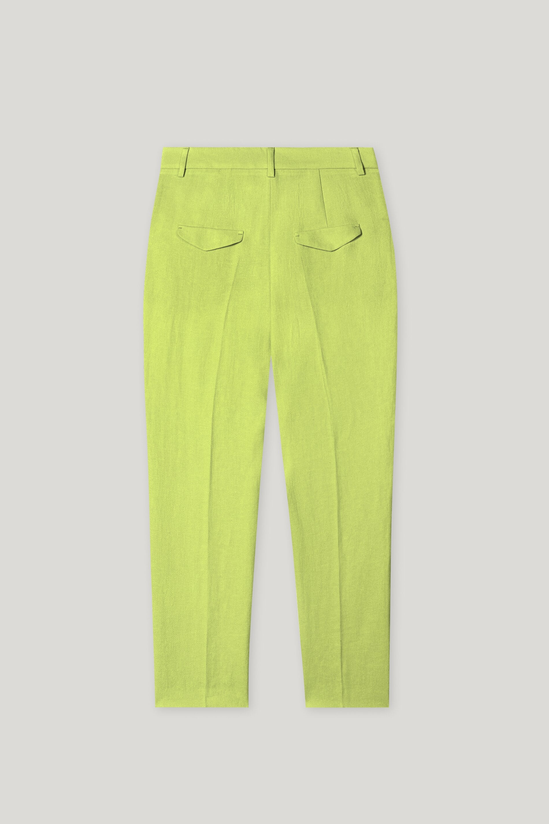 Tailored-Pants aus Leinen-Mix