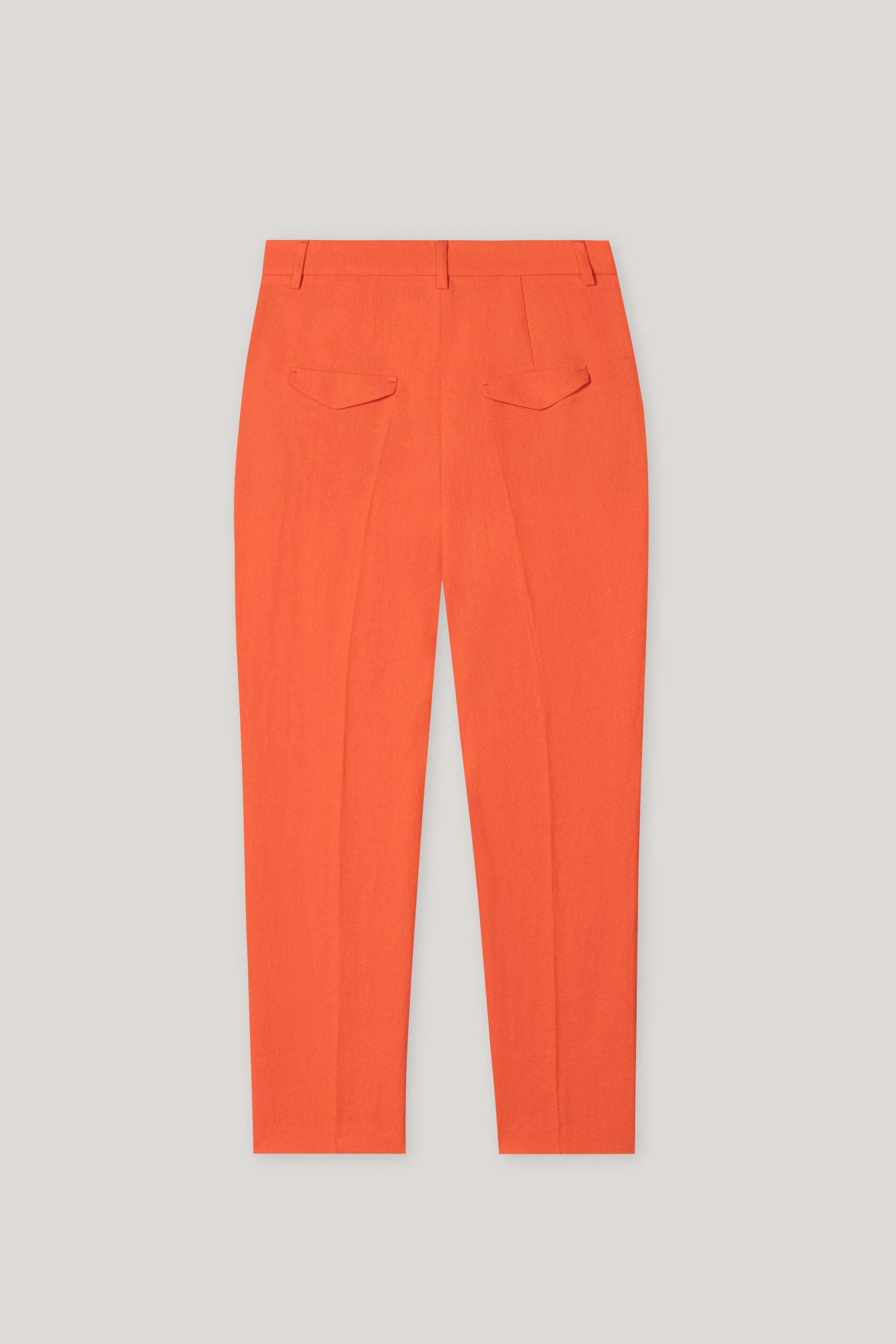 Tailored-Pants aus Leinen-Mix