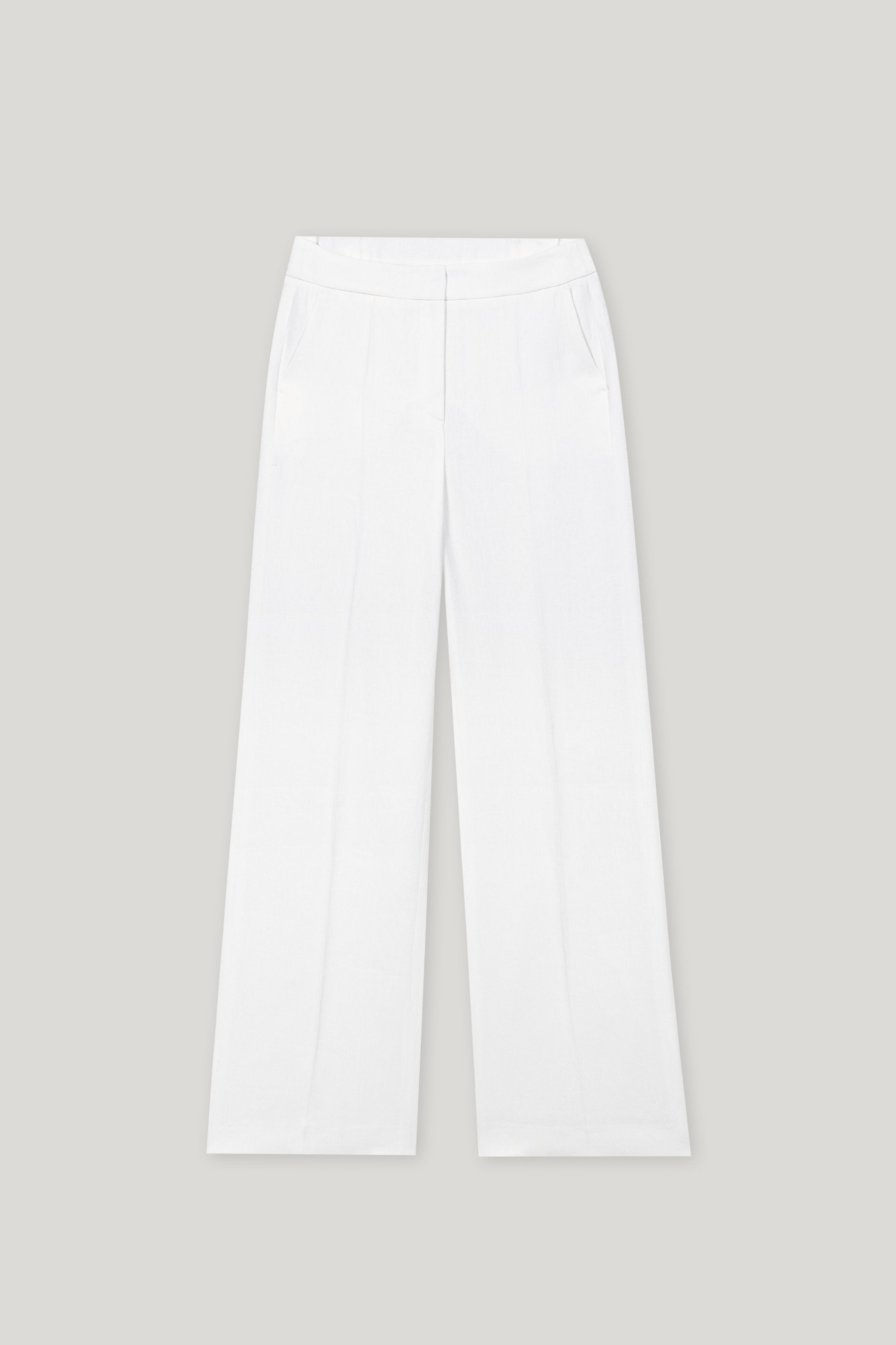 Wideleg-Pants aus Leinen-Mix