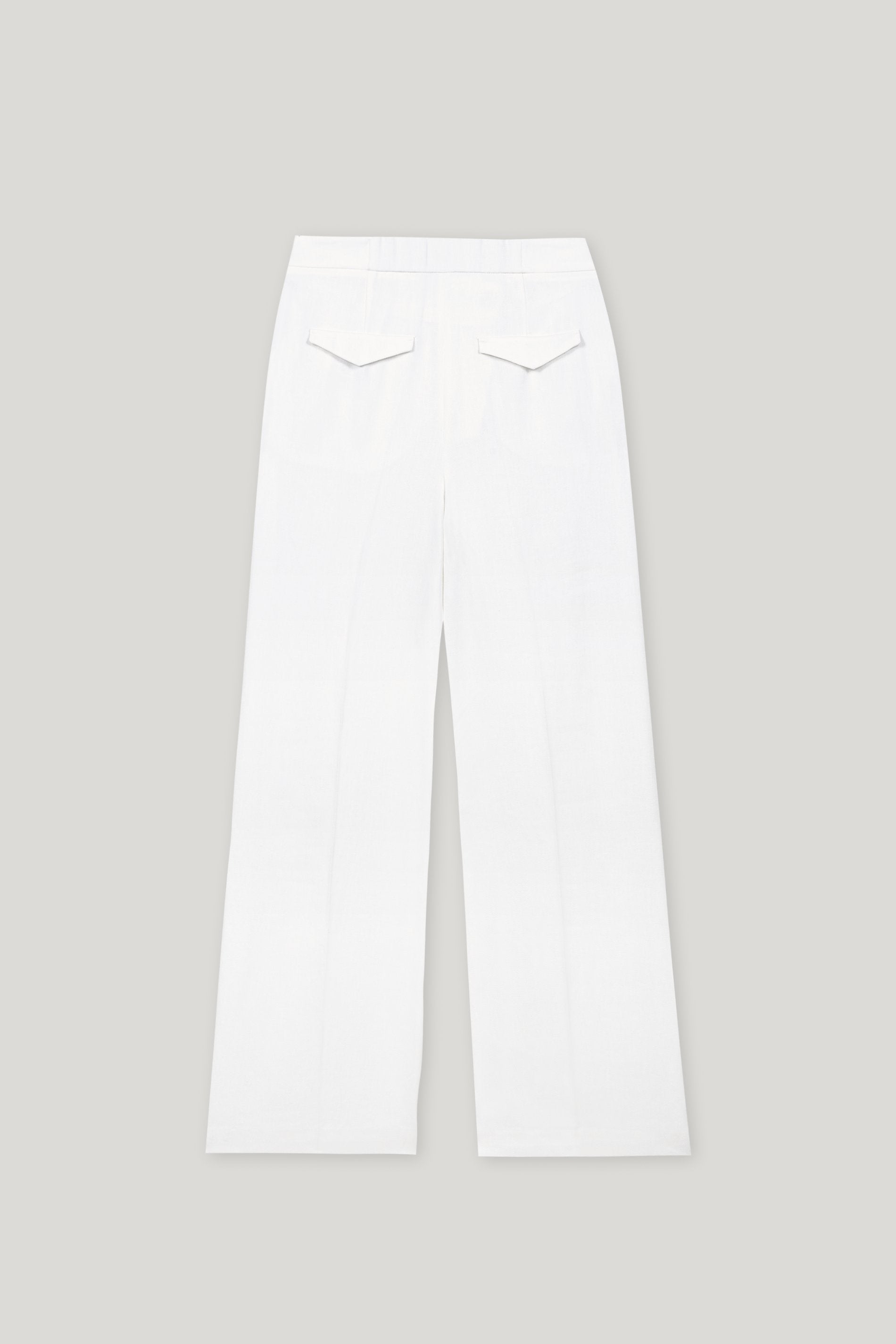 Wideleg-Pants aus Leinen-Mix