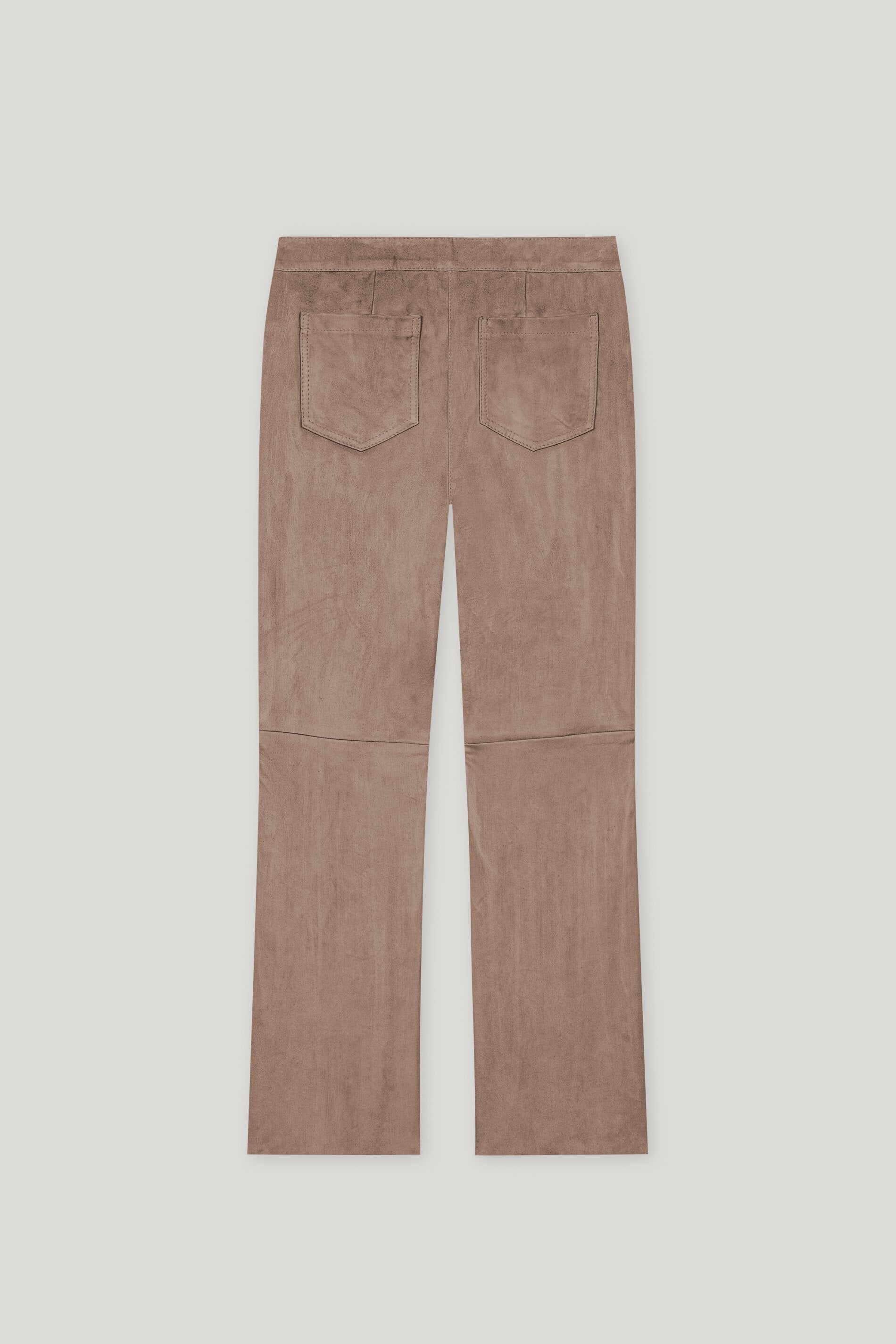 Veloursleder-Babyflare-Pants