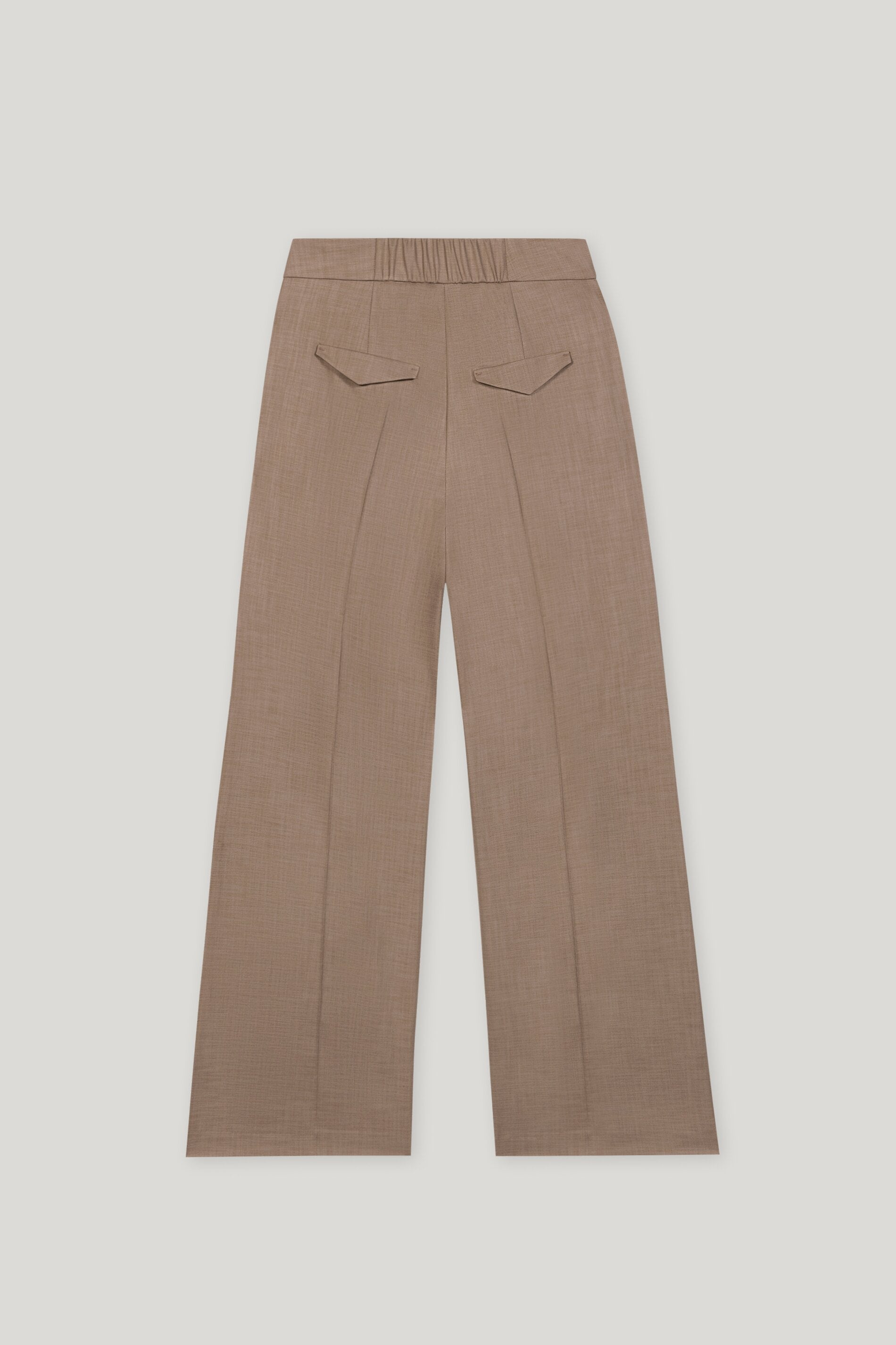 Wideleg-Pants mit Bundfalte