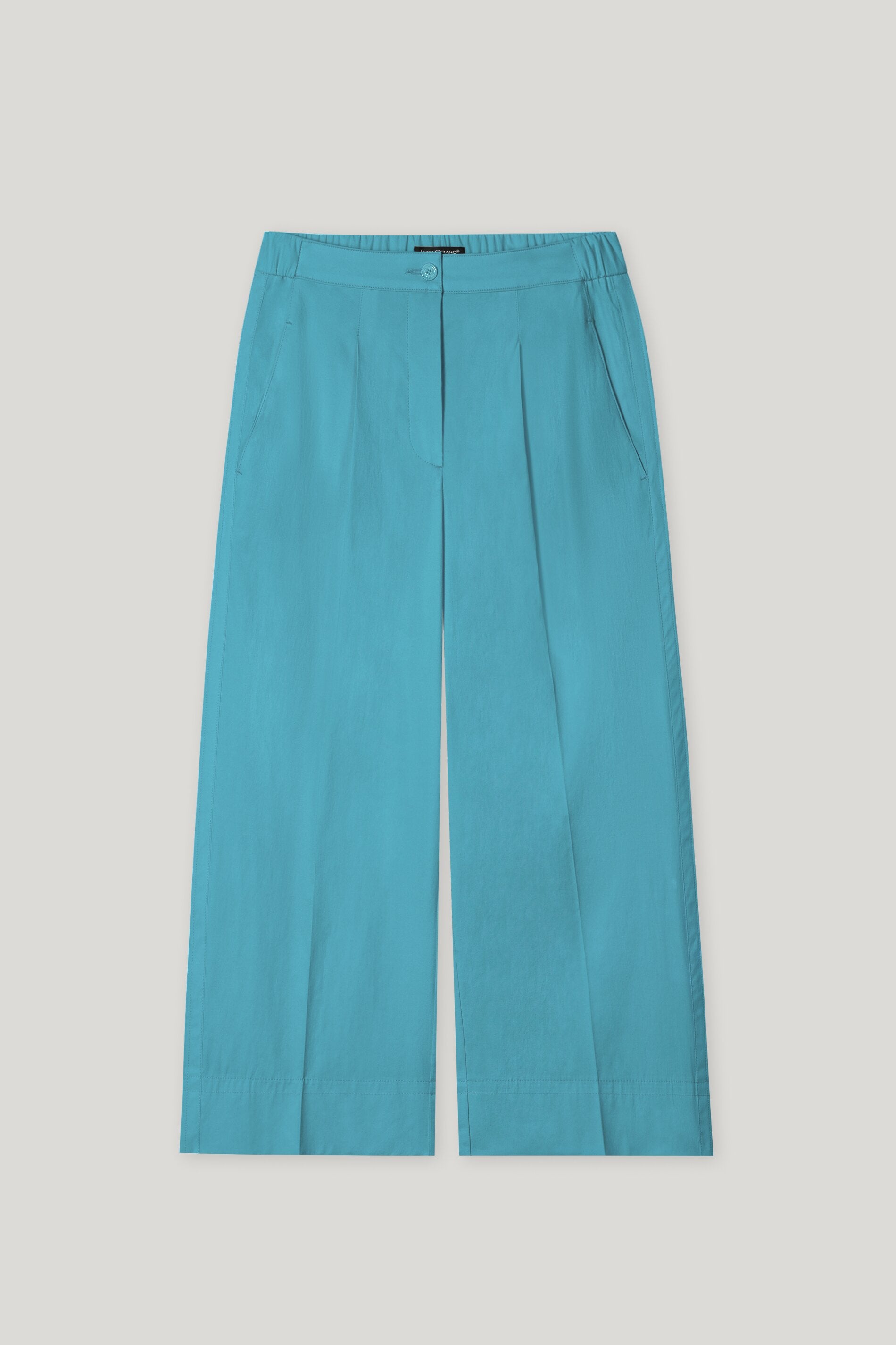 Gabardine-Wideleg-Pants