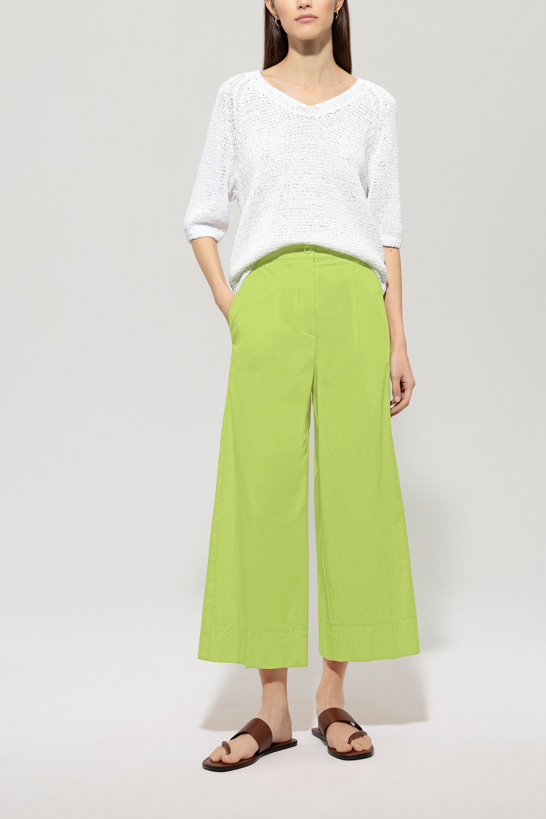 Gabardine-Wideleg-Pants