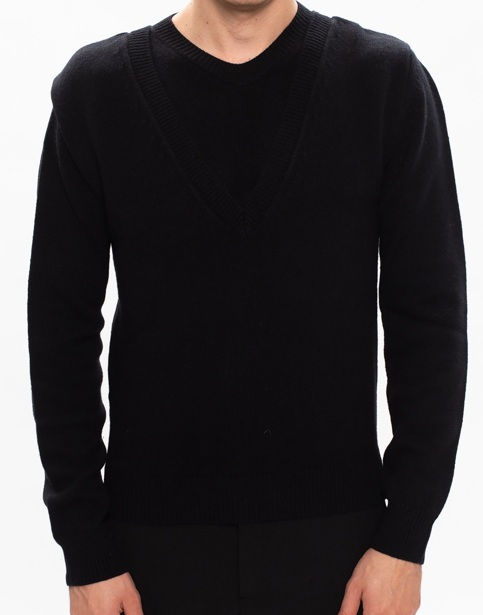 Double Neck Wool Sweater