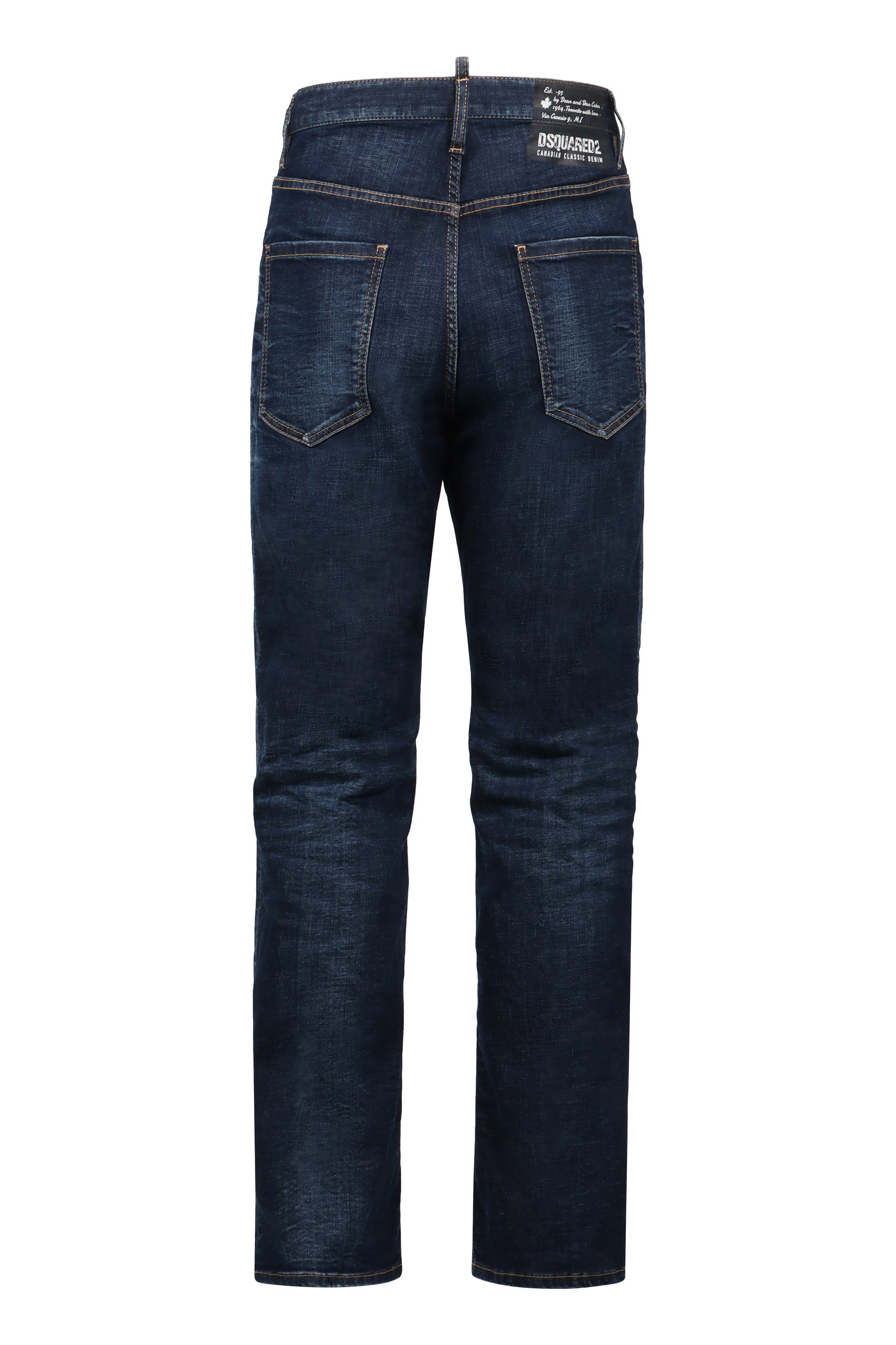 Dsquared2-OUTLET-SALE-642 5-pocket straight-leg jeans-ARCHIVIST