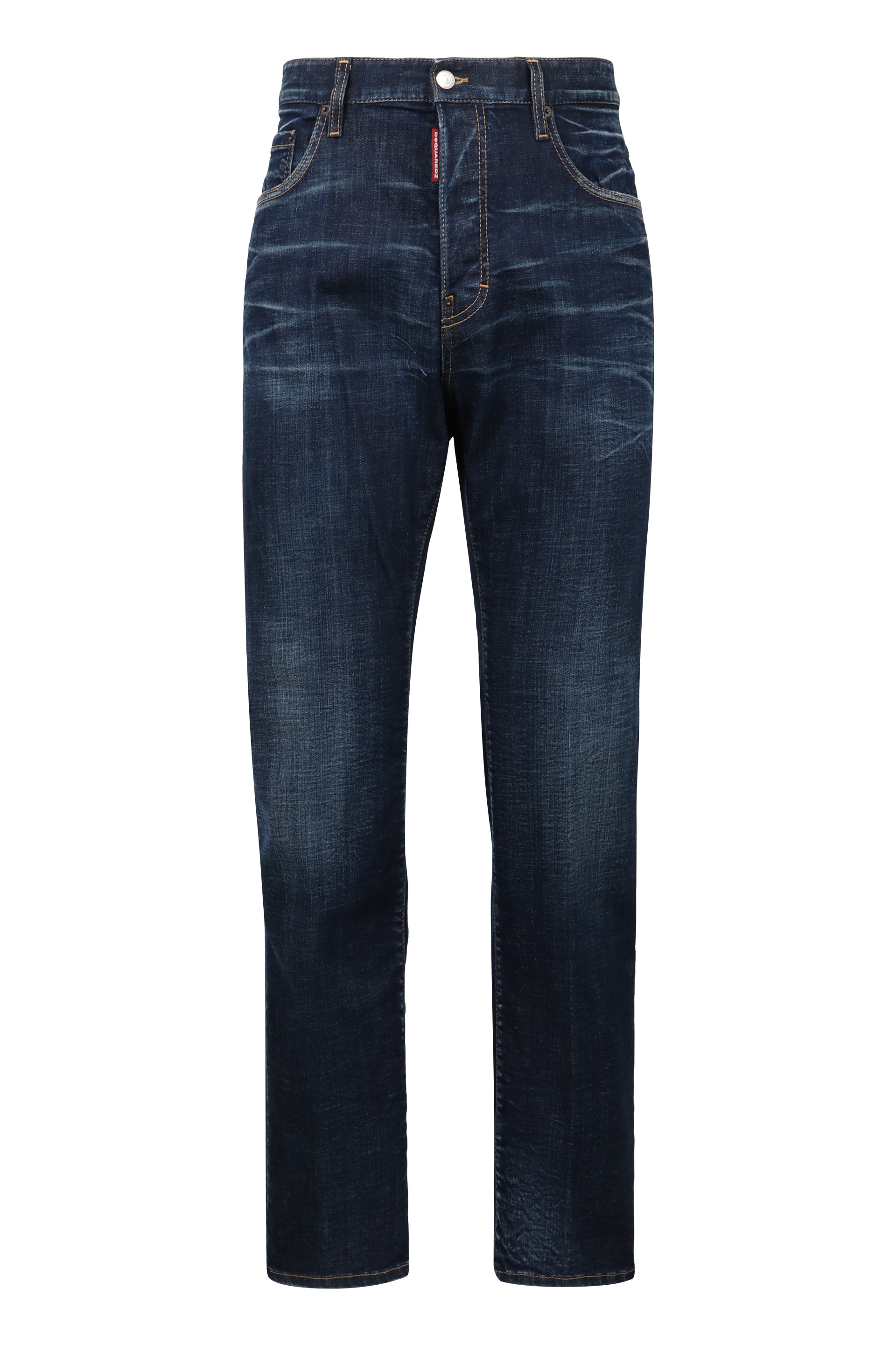 Dsquared2-OUTLET-SALE-642 5-pocket straight-leg jeans-ARCHIVIST