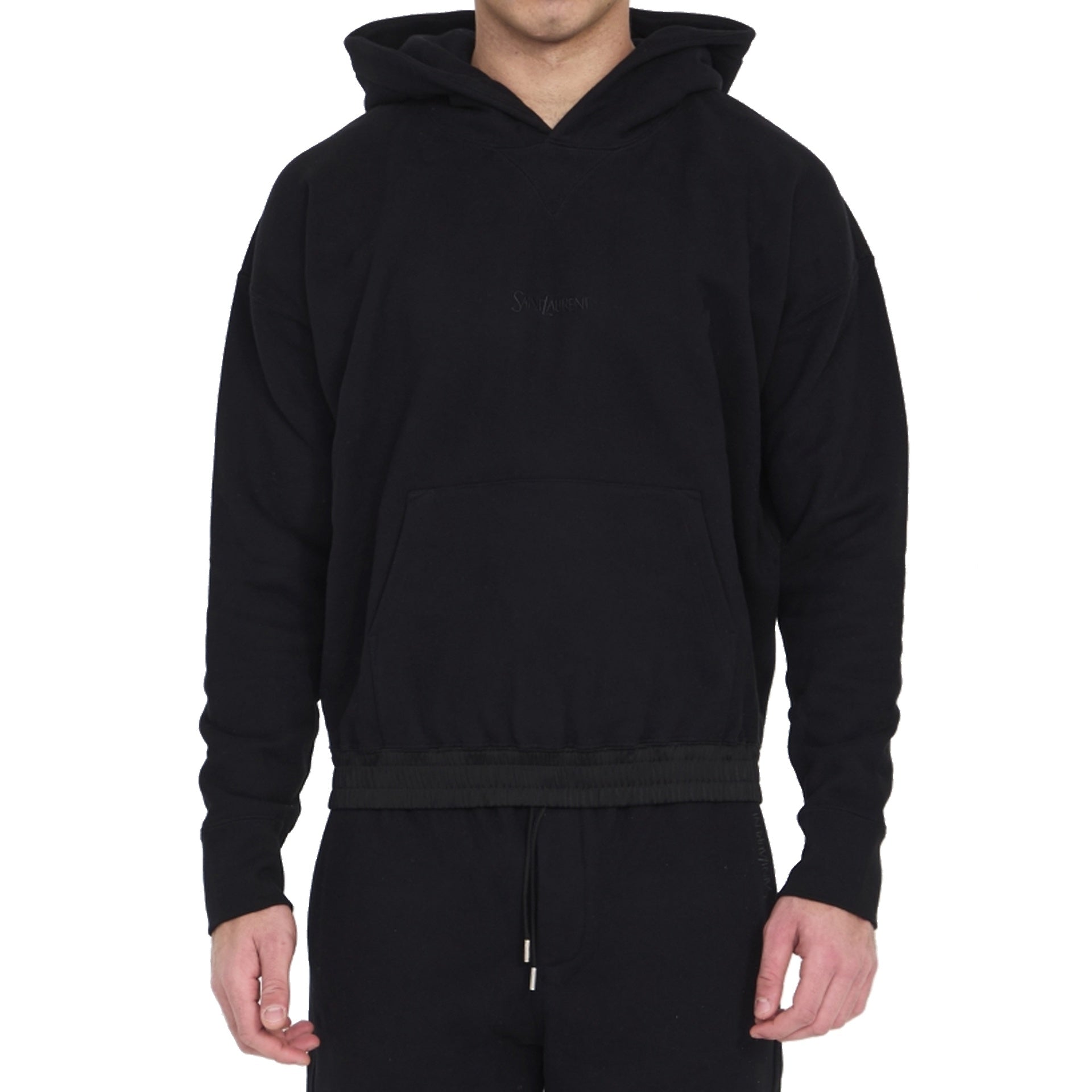 Saint Laurent Hooded Cotton Sweatshirt