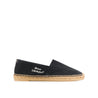 Saint Laurent-Saint Laurent Canvas Logo Espadrilles-MEN SHOES-Black-Deal-Outlet-by-ARCHIVIST