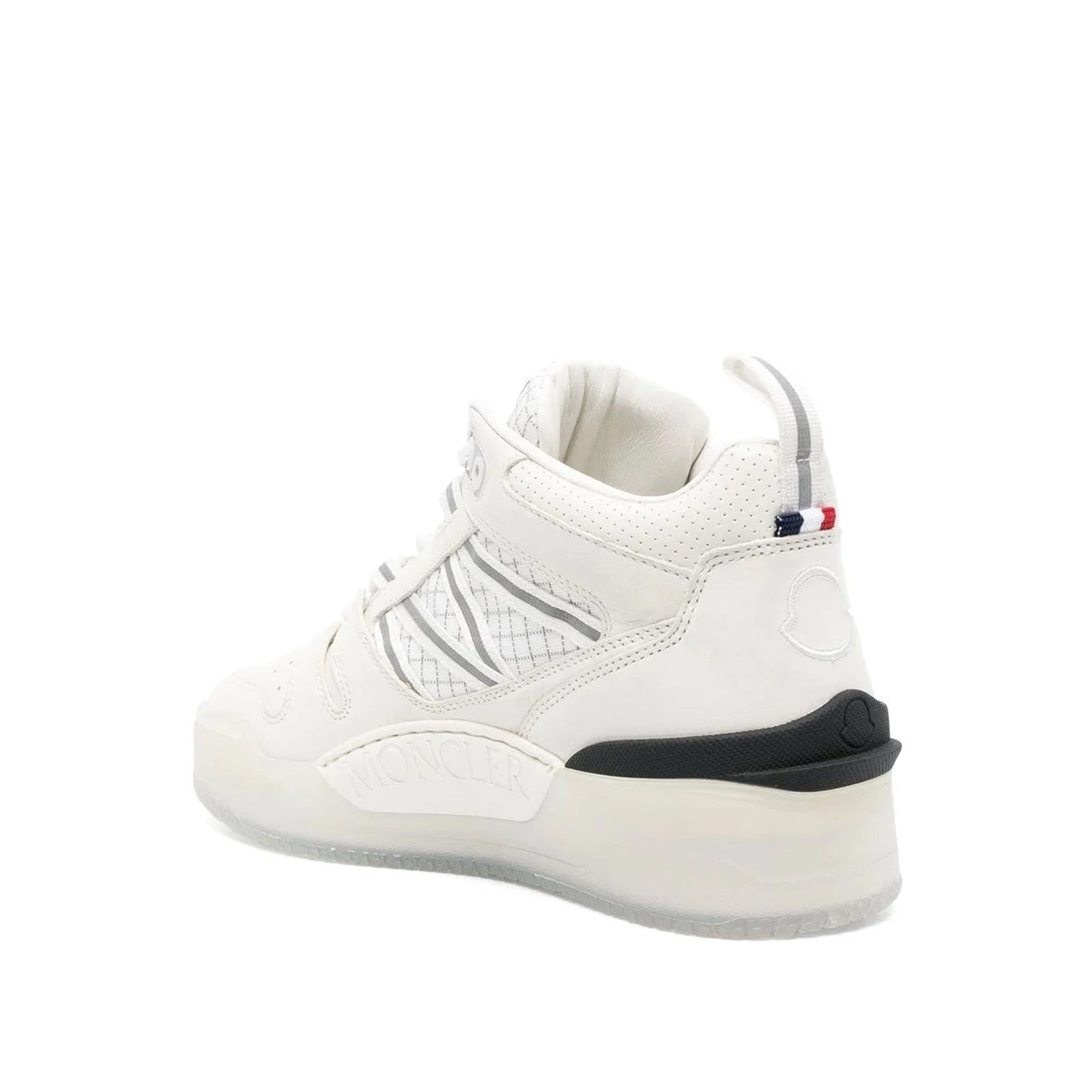 Moncler-Moncler Pivot Leather Sneakers-WOMEN SHOES-Black-Deal-Outlet-by-ARCHIVIST
