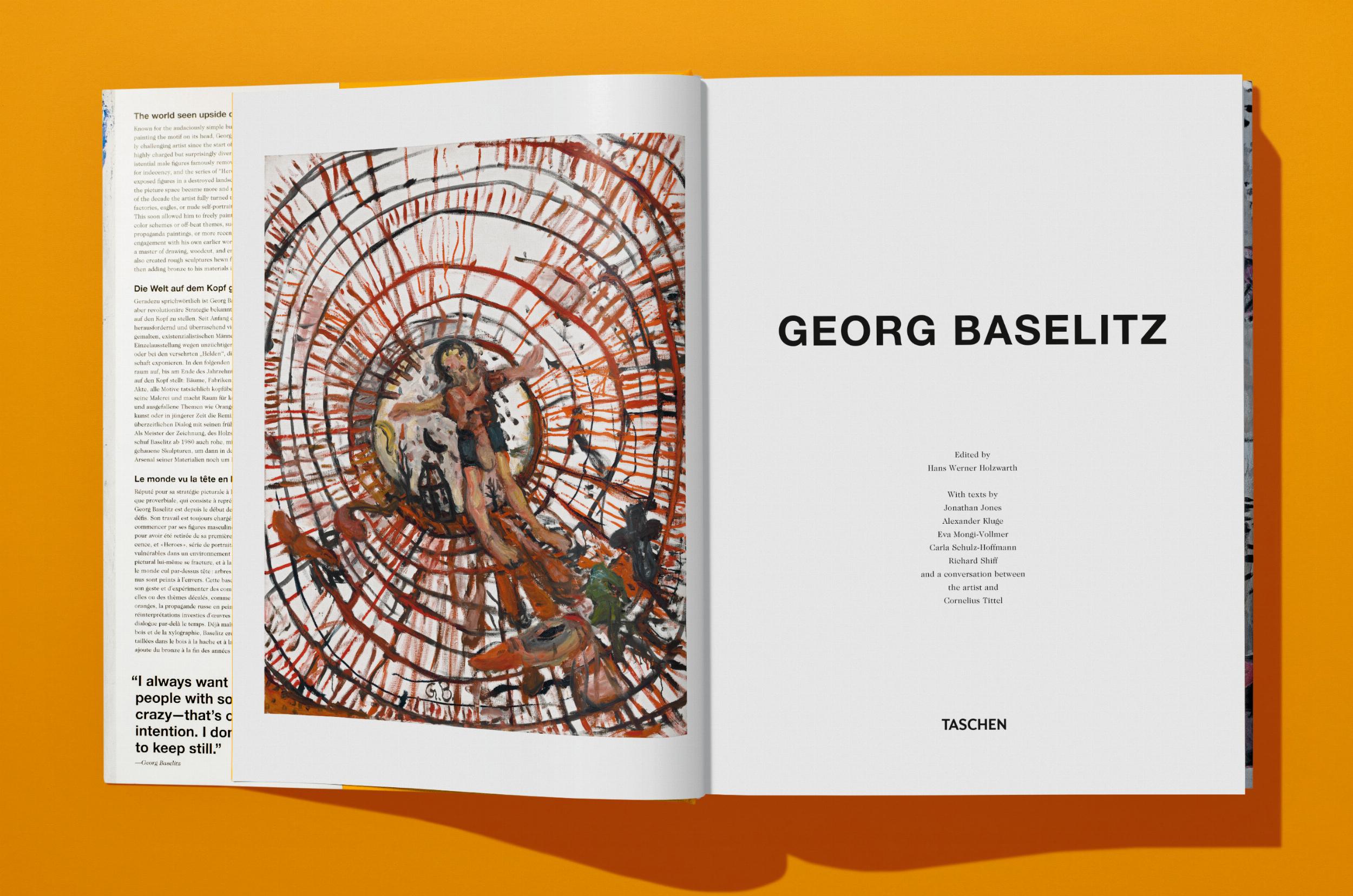 Taschen-Georg Baselitz (German, French, English)-Art-Black-Deal-Outlet-by-ARCHIVIST