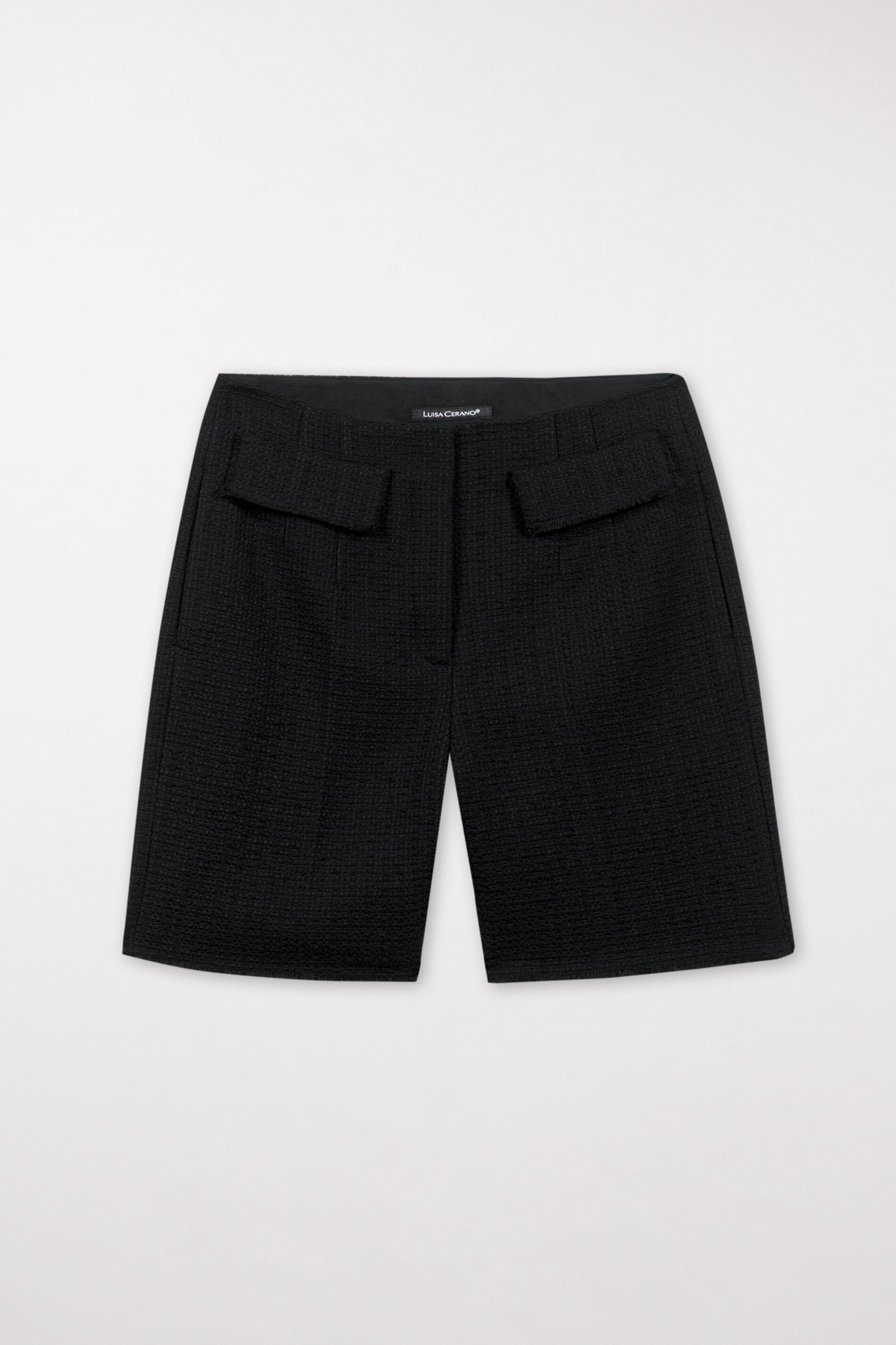 Shorts in Tweed-Optik