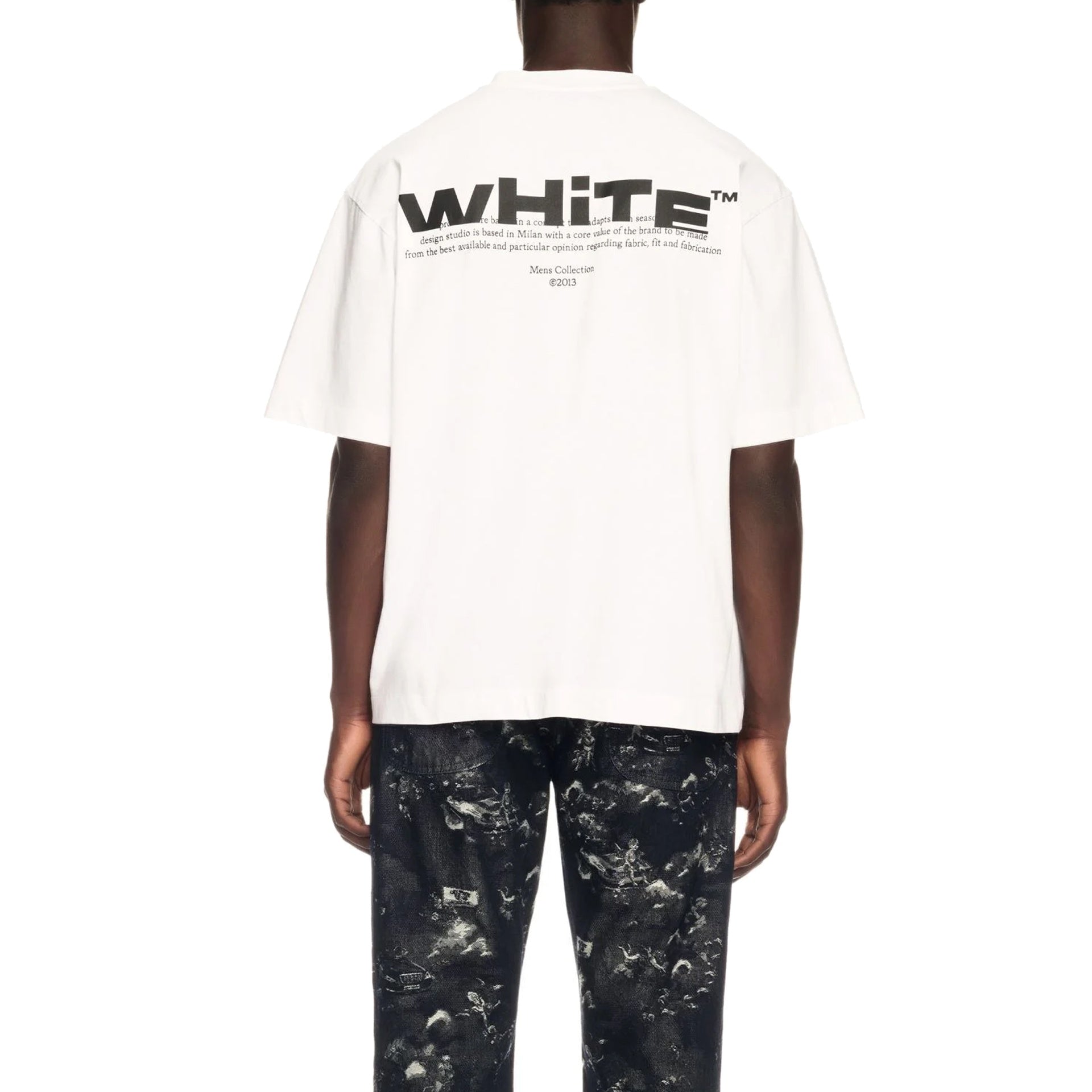 Off White-Off-White Logo T-shirt-MEN CLOTHING-Black-Deal-Outlet-by-ARCHIVIST